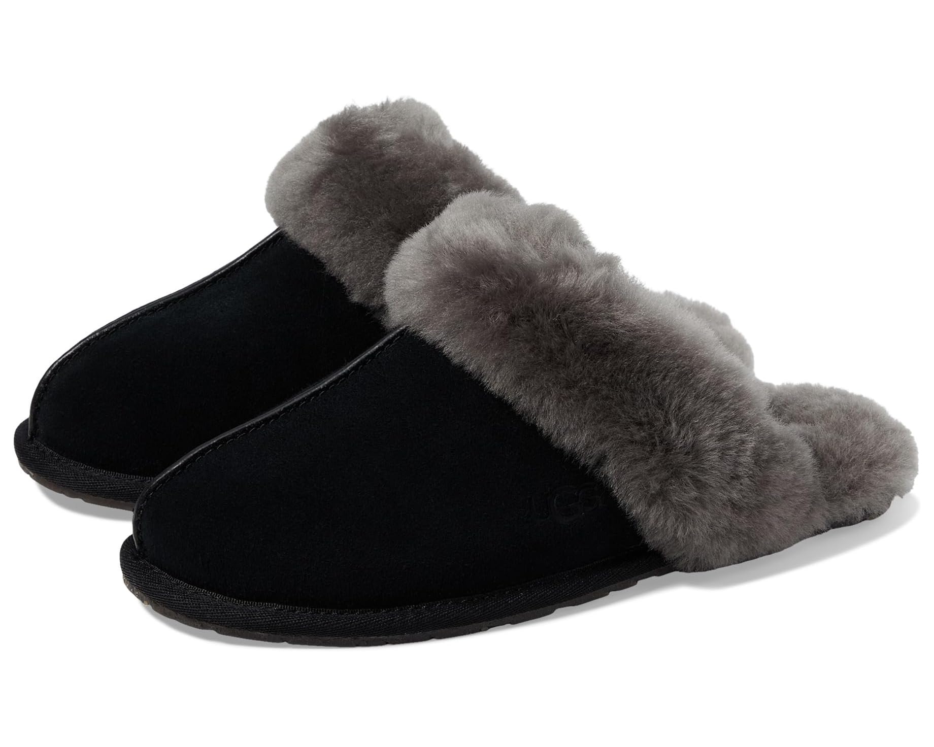 (取寄) アグ レディース スカフェット リ UGG women Scuffette II Black/Grey II|スウィートラグ