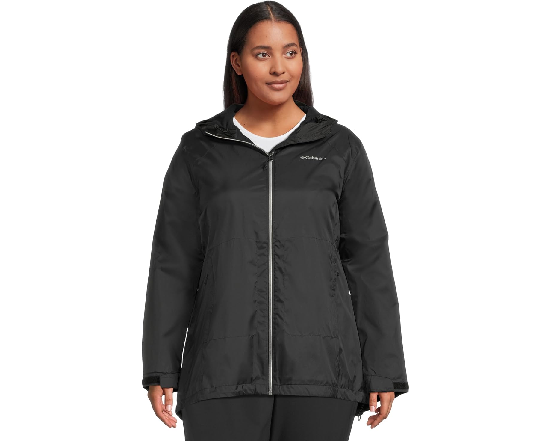 (取寄) コロンビア レディース プラス サイズ スイッチバック リ ライン ロング ジャケット Columbia women Plus Size Switchback II Lined Long Jacket Black｜スウィートラグ