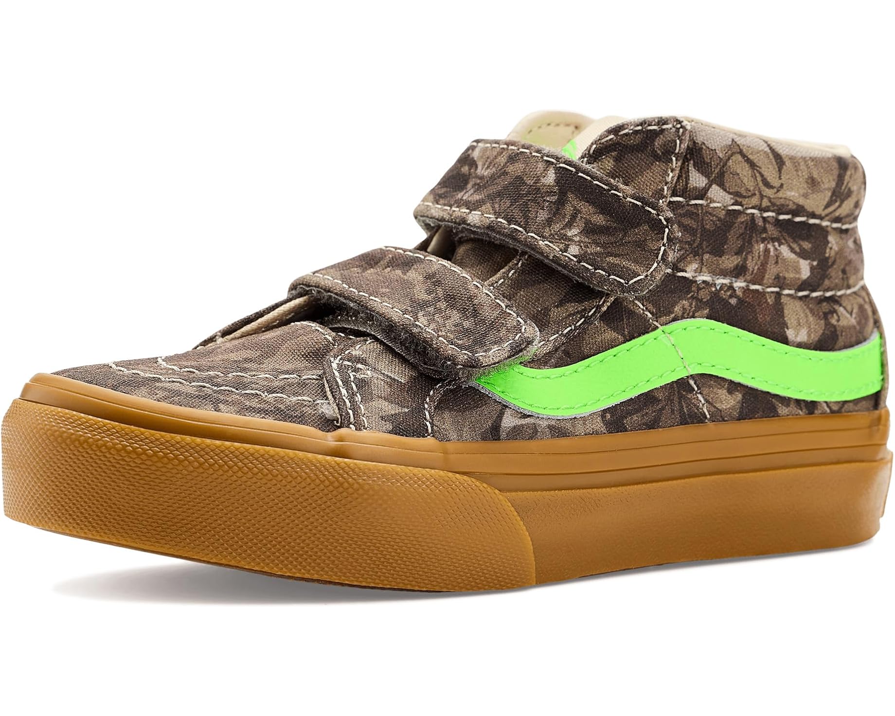 (取寄) バンズ キッズ K Sk8-ミッド リイシュー V リトル キッド Vans kids K Sk8-Mid Reissue V Little Kid Camo Green Gecko｜スウィートラグ