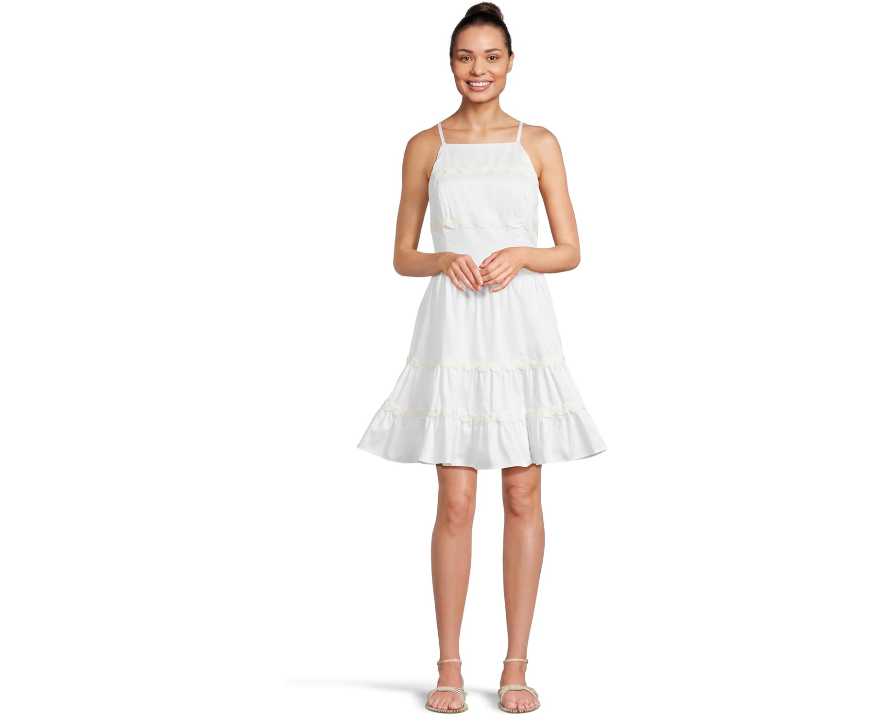 (取寄) リリー ピュリッツァー レディース ストレッチ ドレス Lilly Pulitzer women Angelynn Stretch Dress Resort White|スウィートラグ