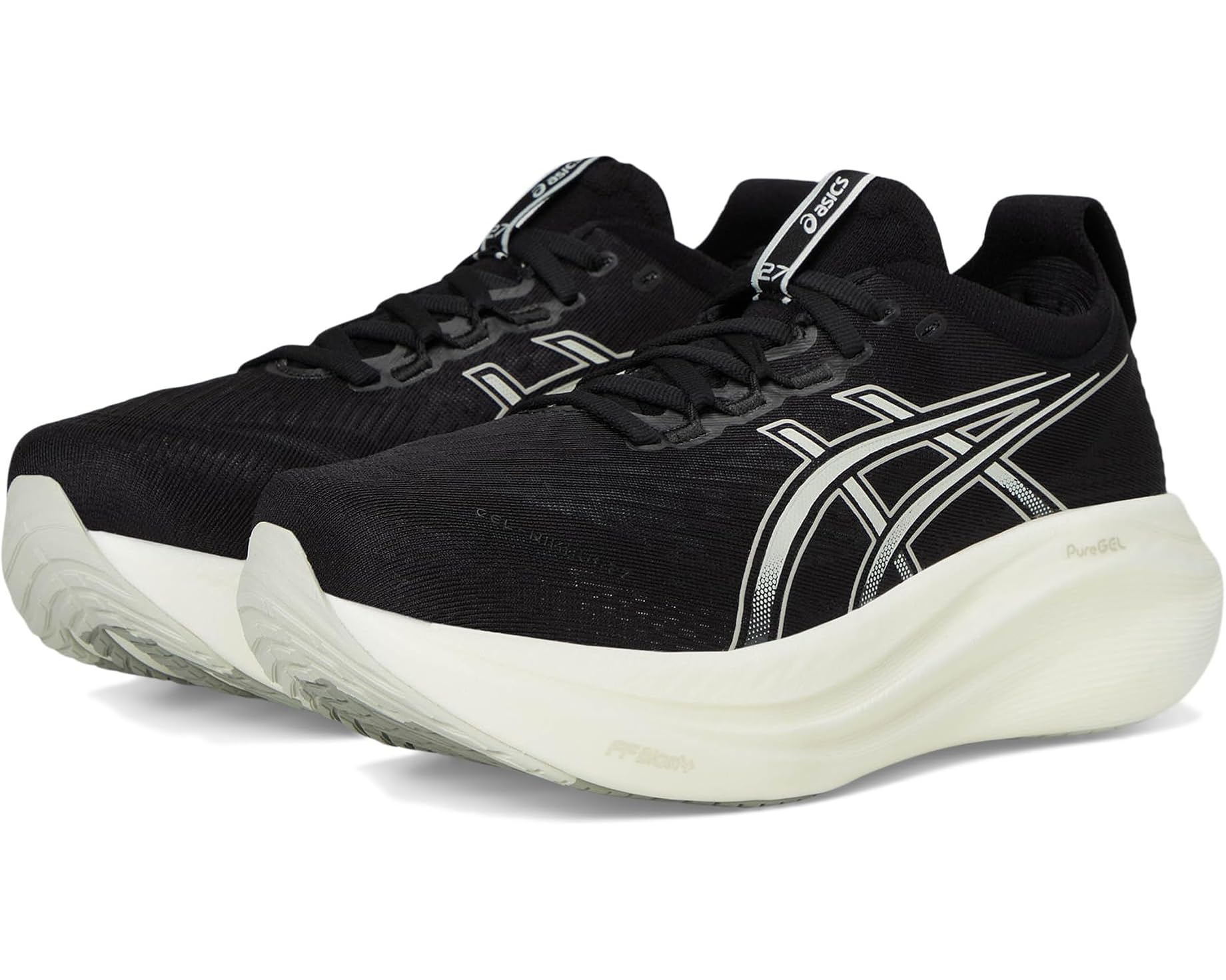 (取寄) アシックス レディース ゲル-ニンバス 27 ASICS women GEL-Nimbus 27 Black/Lake Grey｜スウィートラグ