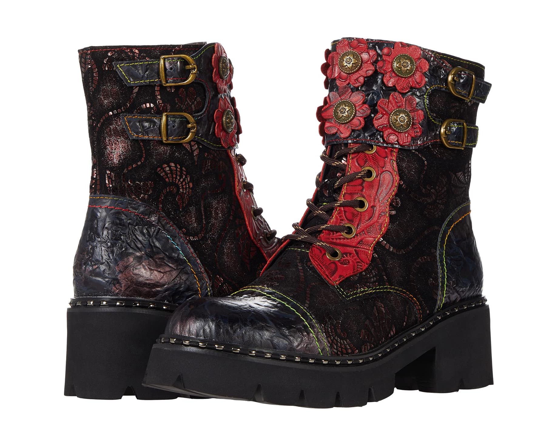 (取寄) レディース リミットレス L'Artiste by Spring Step women Limitless Red Multi｜スウィートラグ