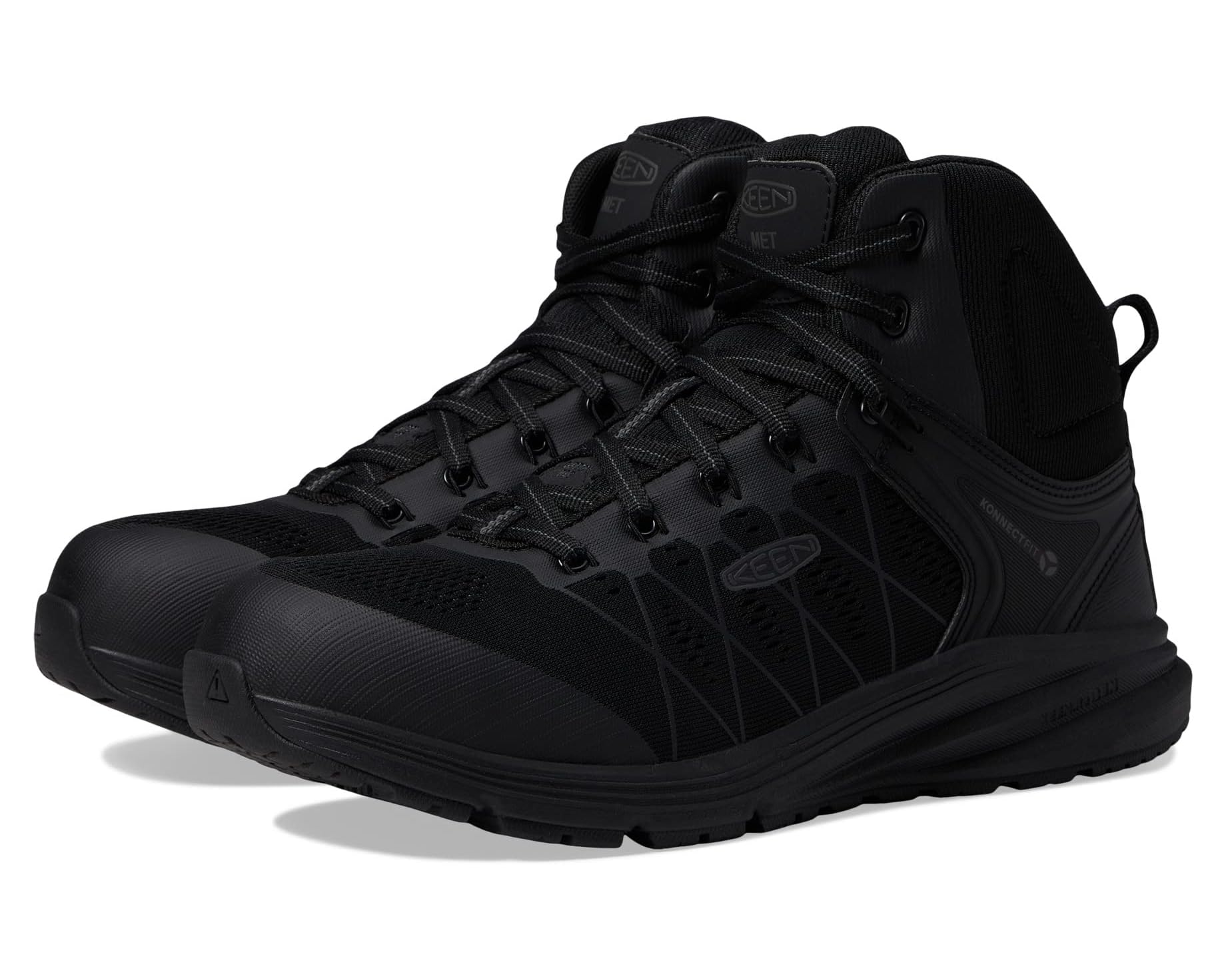 (取寄) キーン ユーティリティ メンズ ビスタ エナジー ミッド イント。 メット コンプ トゥ KEEN Utility men Vista Energy Mid Int. Met Comp Toe Black/Raven|スウィートラグ