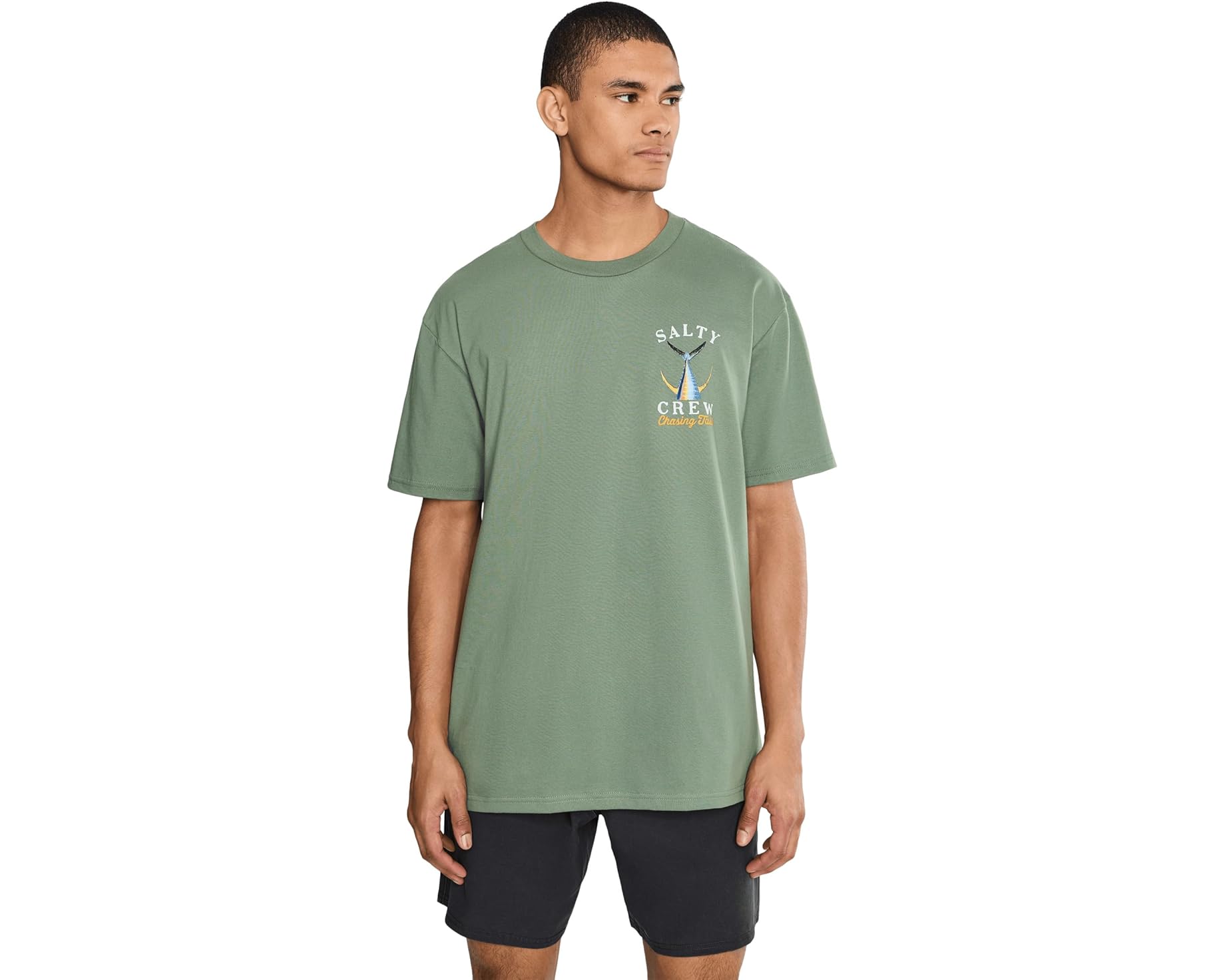 (取寄) ソルティ クルー メンズ テールド クラシック ショート スリーブ ティー Salty Crew men Tailed Classic Short Sleeve Tee Laurel Wreath｜スウィートラグ