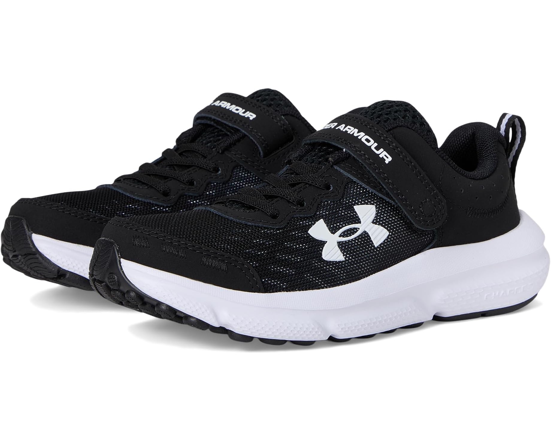 (取寄) アンダーアーマー キッズ アサート 10 オルタネイト クロージャー (リトル キッド) Under Armour kids Assert 10 Alternate Closure (Little Kid) Black/White/White｜スウィートラグ
