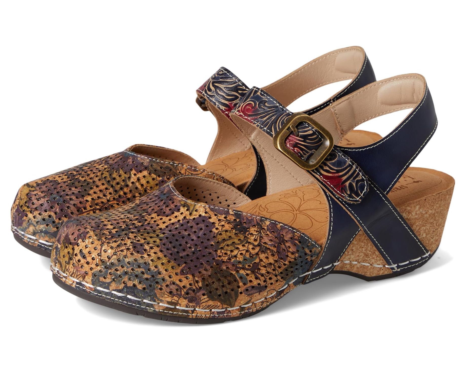 (取寄) レディース L'Artiste by Spring Step women Koraline Navy Multi|スウィートラグ