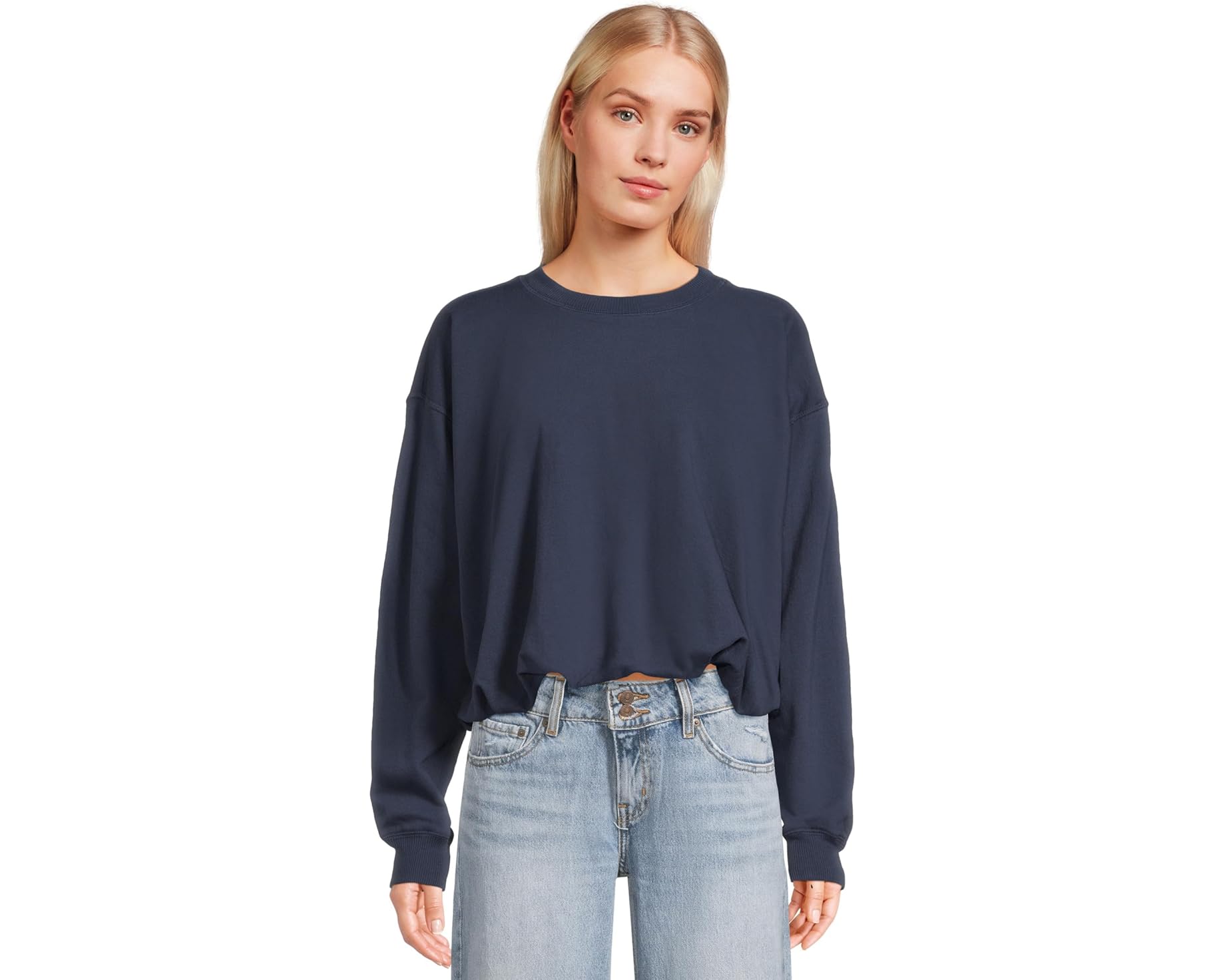 (取寄) マイケル スターズ レディース マライア バブル スウェットシャツ Michael Stars women Mariah Bubble Sweatshirt Nocturnal｜スウィートラグ 31,200円