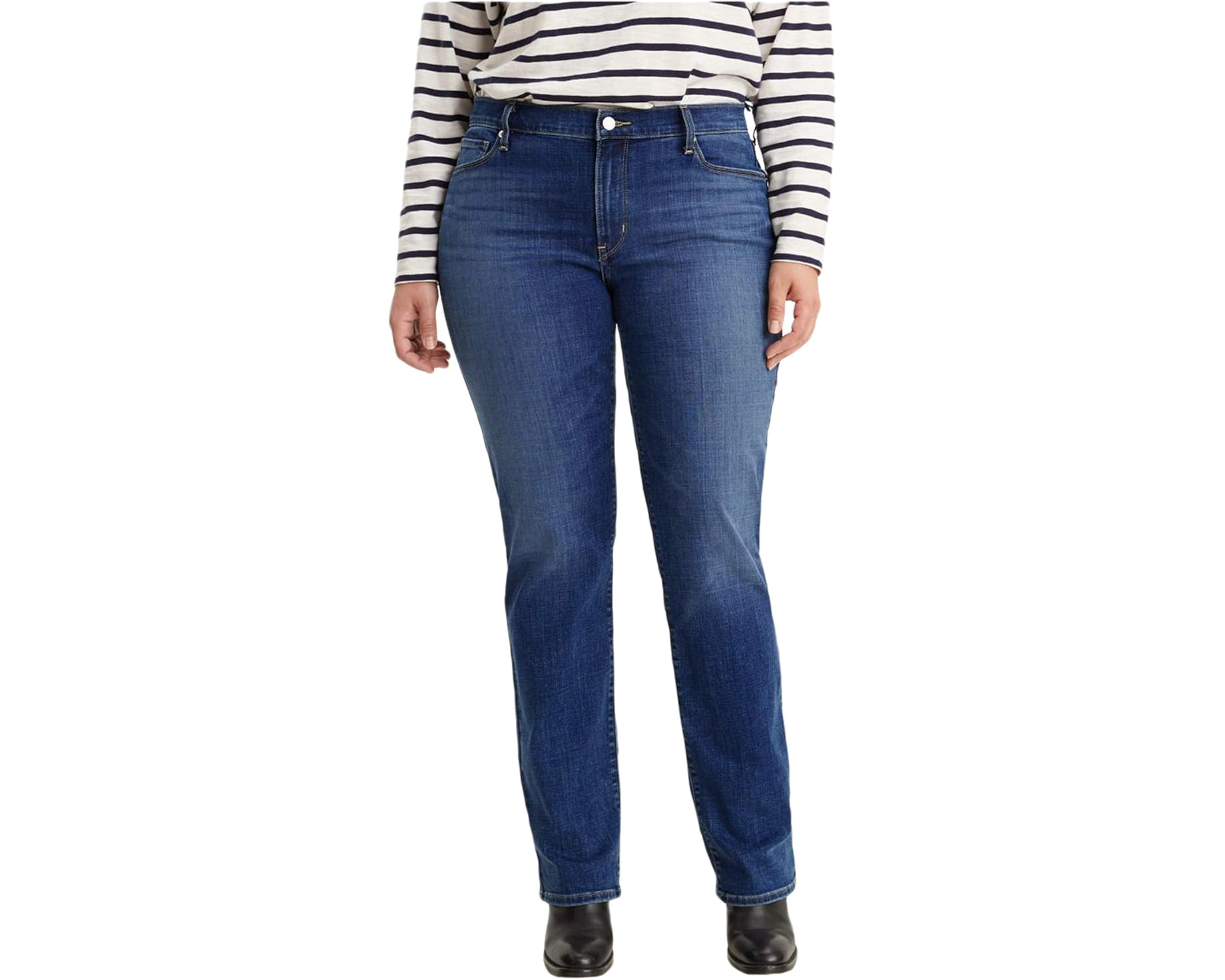(取寄) レディース 414 クラシック ストレート Levi's Womens women 414 Classic Straight Lapis Dark Horse｜スウィートラグ