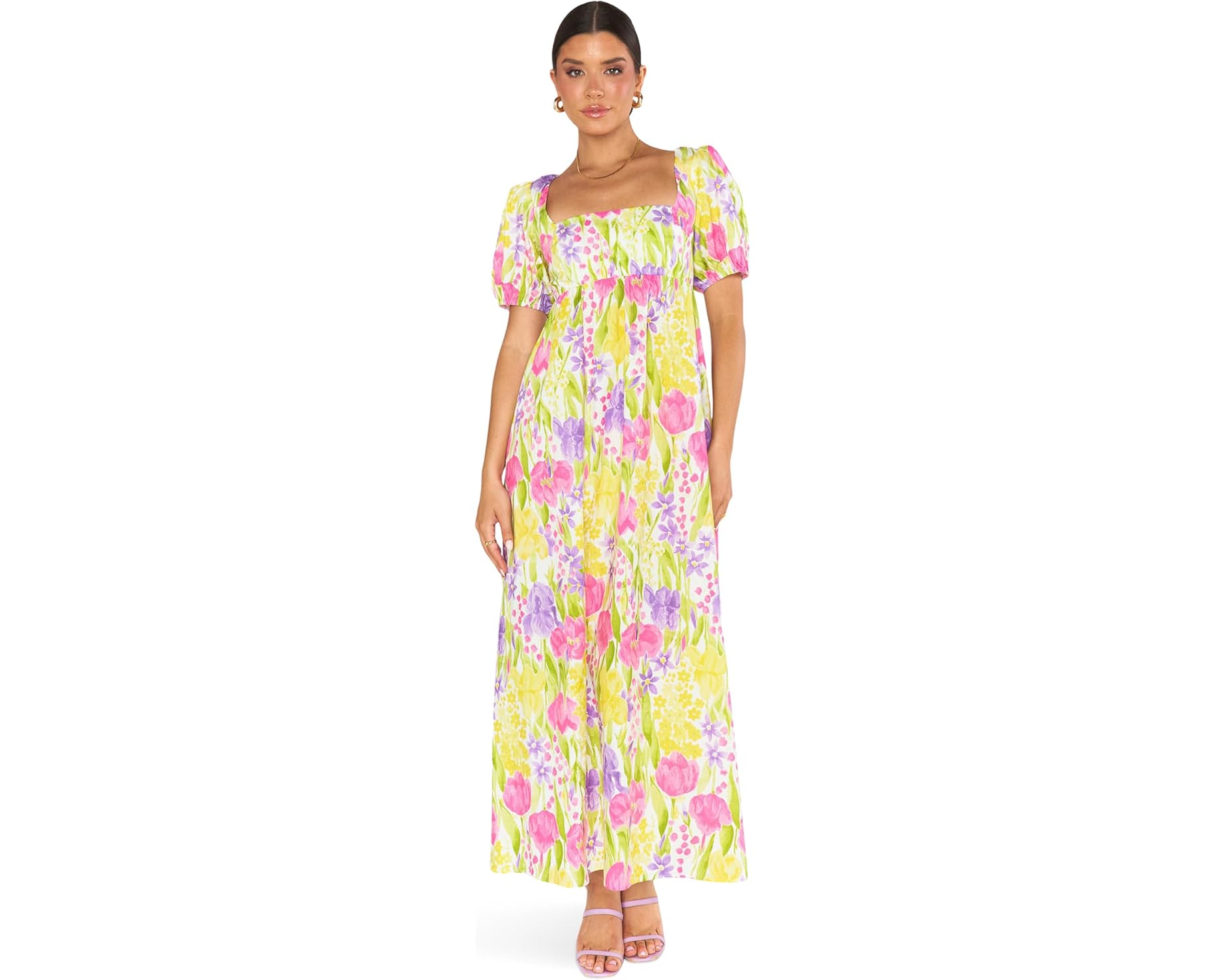 (取寄) ショウ ミー ユア ムームー レディース スミトン ミディ ドレス Show Me Your Mumu women Smitten Midi Dress Blooming Tulips|スウィートラグ