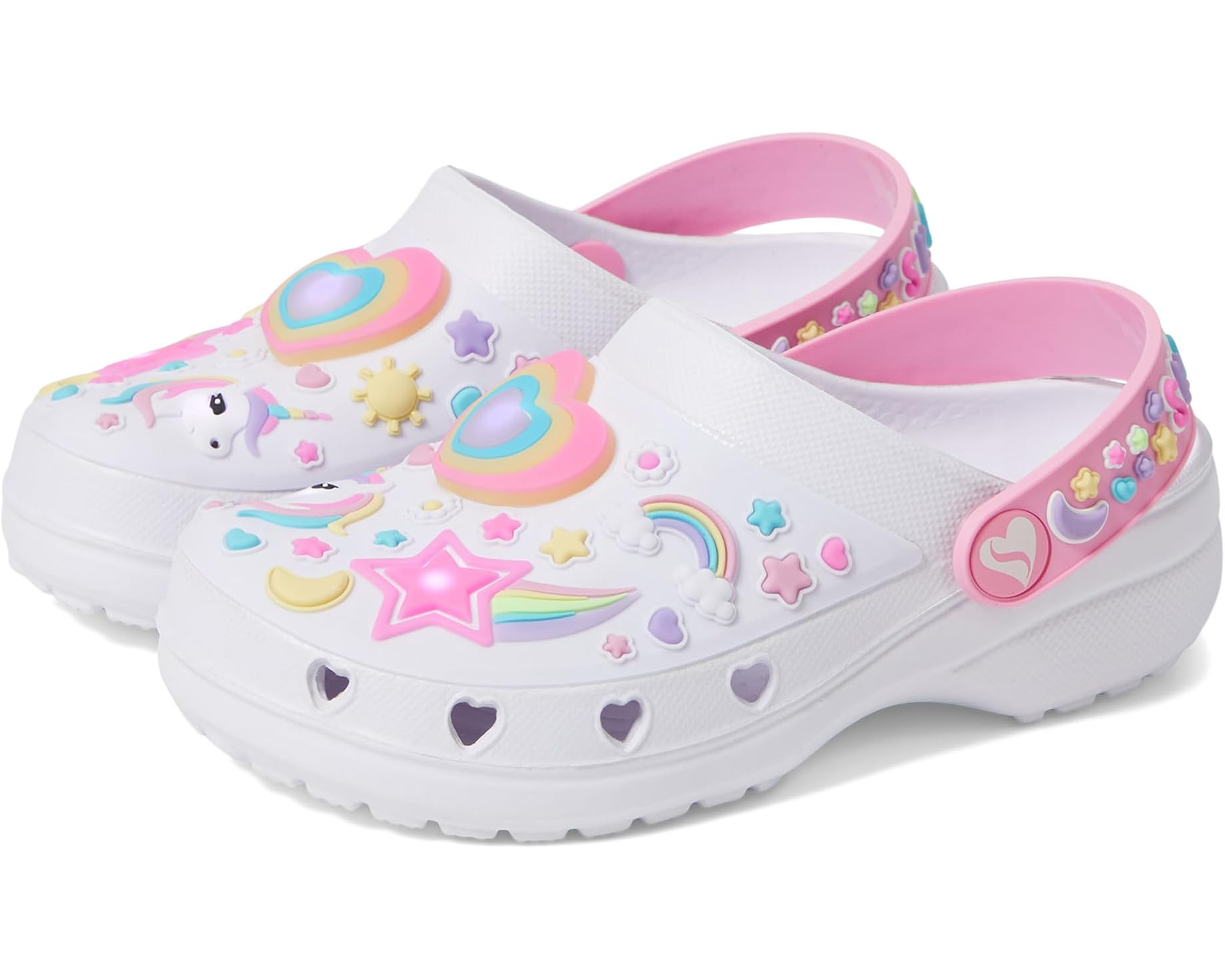 (取寄) スケッチャーズ キッズ キッズ ハート チャーマー - ミス ガーリー (リトル キッド/ビッグ キッド) SKECHERS KIDS kids Heart Charmer - Miss Girly (Little Kid/Big Kid) White/Multi｜スウィートラグ