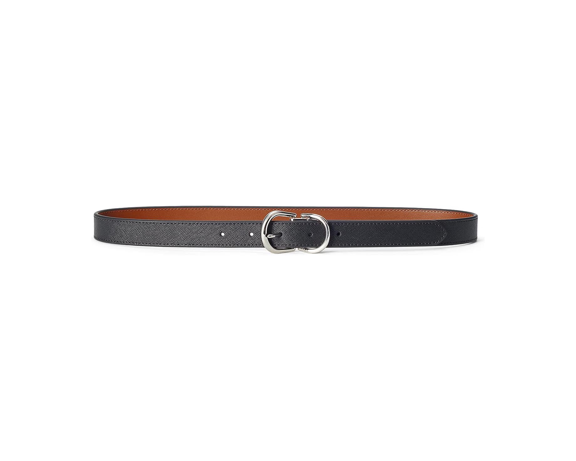 (取寄) ローレン ラルフローレン リバーシブル クロスハッチ レザー ベルト Lauren Ralph Lauren Reversible Crosshatch Leather Belt Black/Lauren Tan｜スウィートラグ