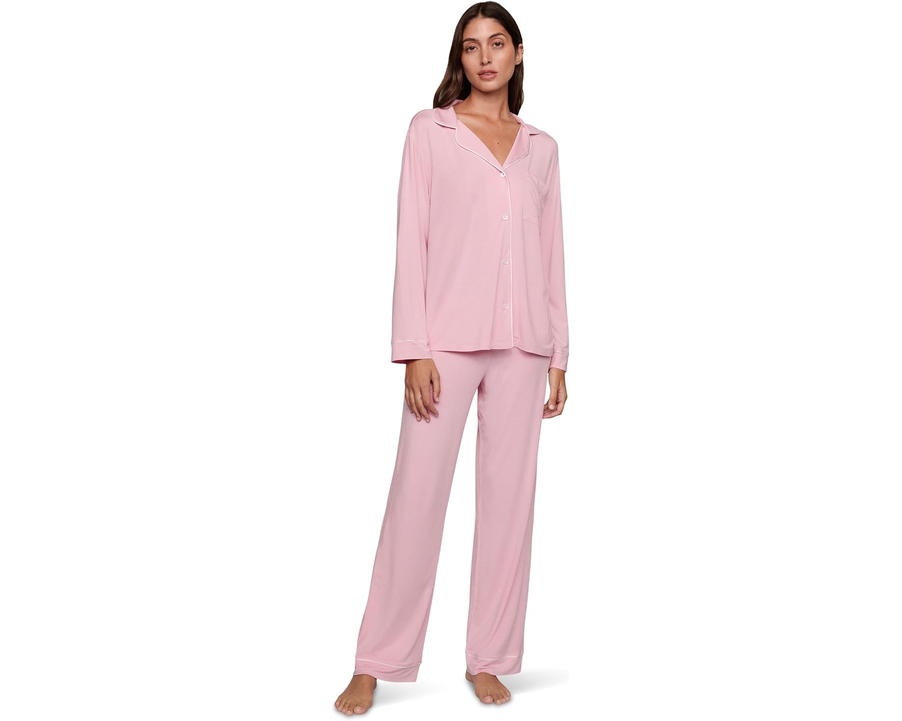 (取寄) エバージェイ レディース ジゼル - Pj セット Eberjey women Gisele - PJ Set Pink Nectar/Ivory|スウィートラグ
