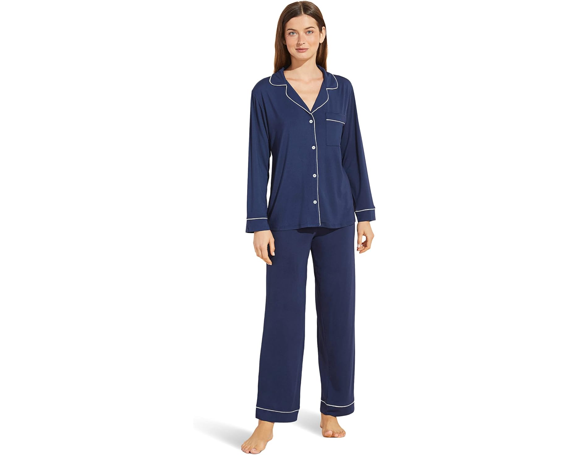 (取寄) エバージェイ レディース ジゼル - Pj セット Eberjey women Gisele - PJ Set Navy/Ivory｜スウィートラグ