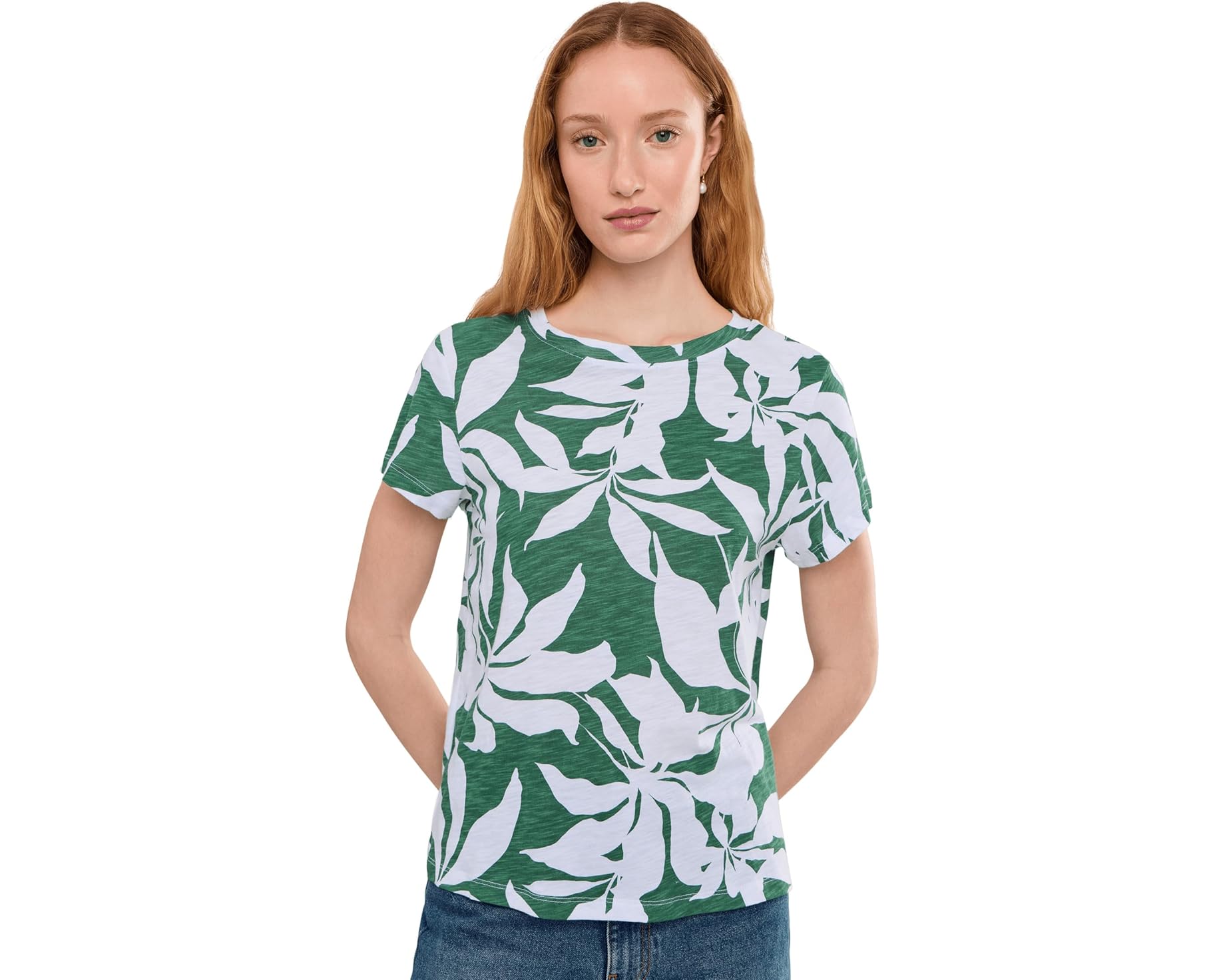 (取寄) サンクチュアリ レディース ザ パーフェクト ティー Sanctuary women The Perfect Tee Green Inked Impressions|スウィートラグ