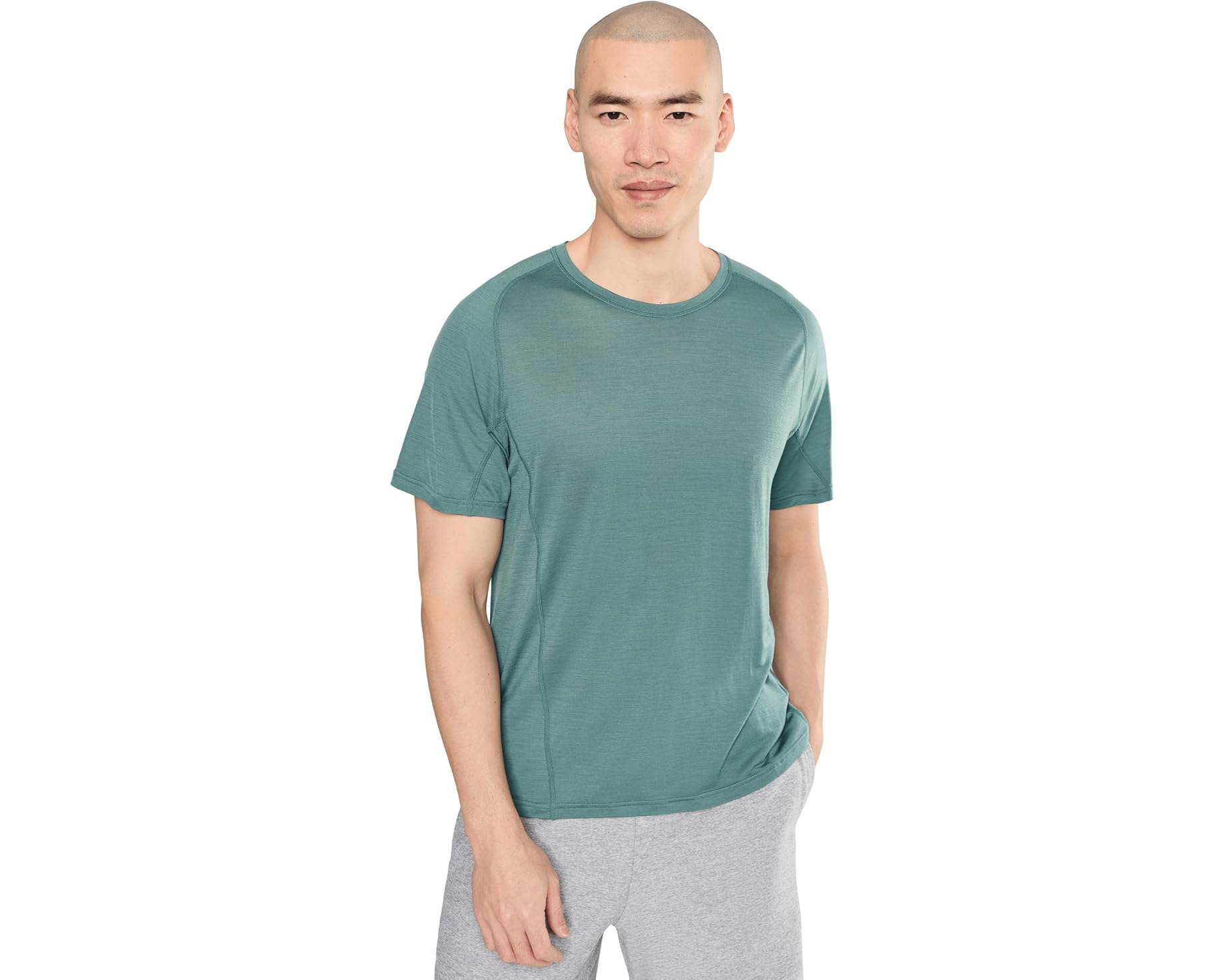 (取寄) スマートウール メンズ アクティブ ウルトラライト ショート スリーブ Smartwool men Active Ultralite Short Sleeve Dusty Teal｜スウィートラグ