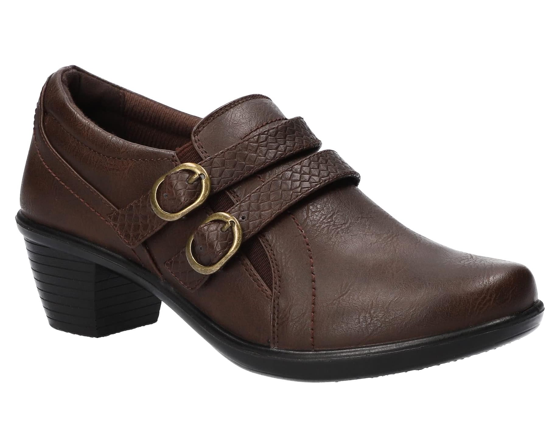 (取寄) イージーストリート レディース ストロール Easy Street women Stroll Brown/Brown Snake/Gore｜スウィートラグ