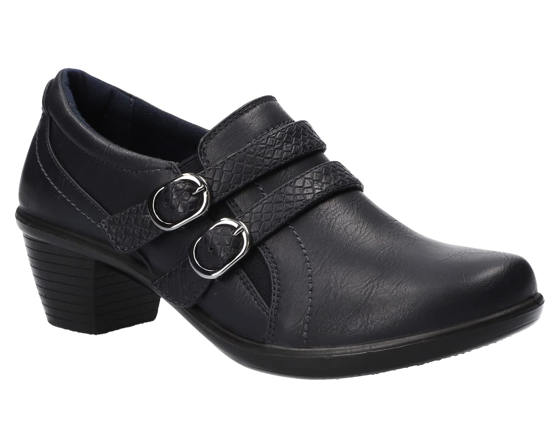 (取寄) イージーストリート レディース ストロール Easy Street women Stroll Navy/Navy Snake/Gore|スウィートラグ