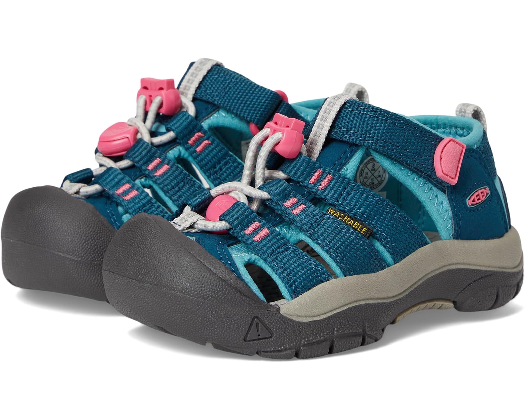 (取寄) キーン キッズ ニューポート エイチツー (トドラー/リトル キッド) KEEN kids Newport H2 (Toddler/Little Kid) Legion Blue/Hot Pink｜スウィートラグ
