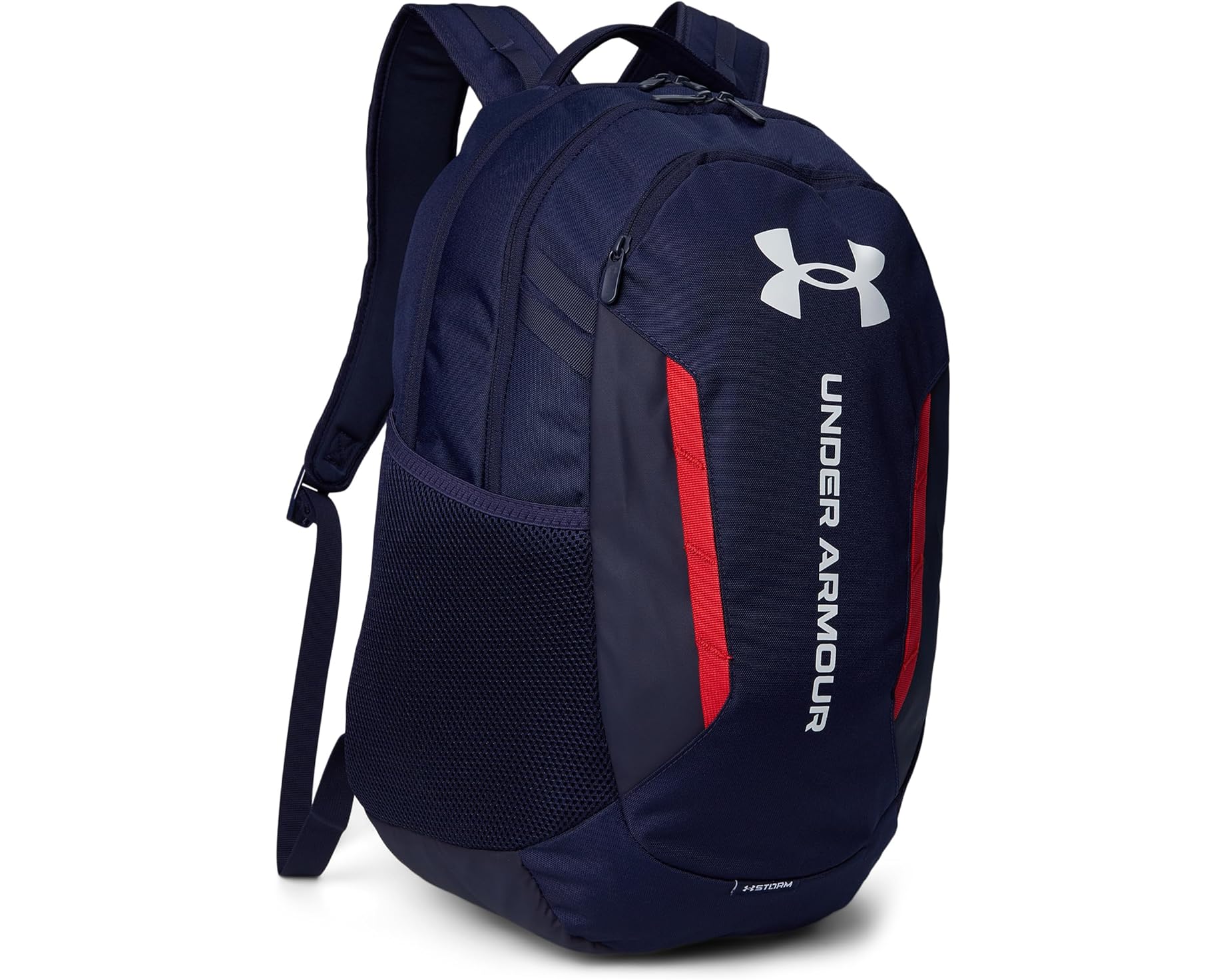 (取寄) アンダーアーマー ハッスル 6.0 バックパック Under Armour Hustle 6.0 Backpack Midnight Navy/Midnight Navy/White｜スウィートラグ