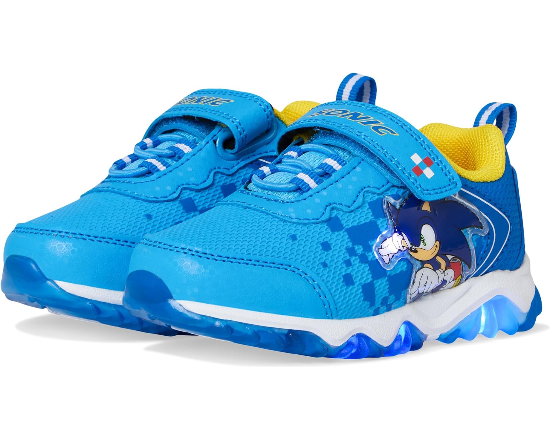 (取寄) ジョズモ ソニック ザ ヘッジホッグ ライテッド スニーカー (リトル キッド/トドラー) Josmo Sonic the Hedgehog Lighted Sneaker (Little Kid/Toddler) Blue|スウィートラグ