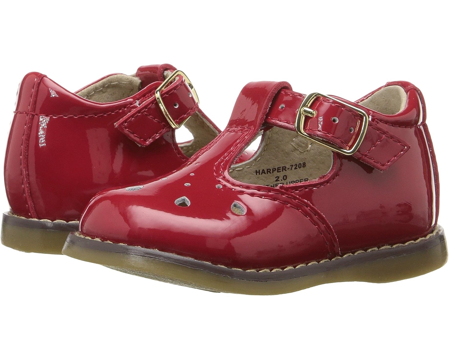 (取寄) フットメイト ハーパー (インファント/トドラー) FootMates Harper (Infant/Toddler) Red Patent|スウィートラグ