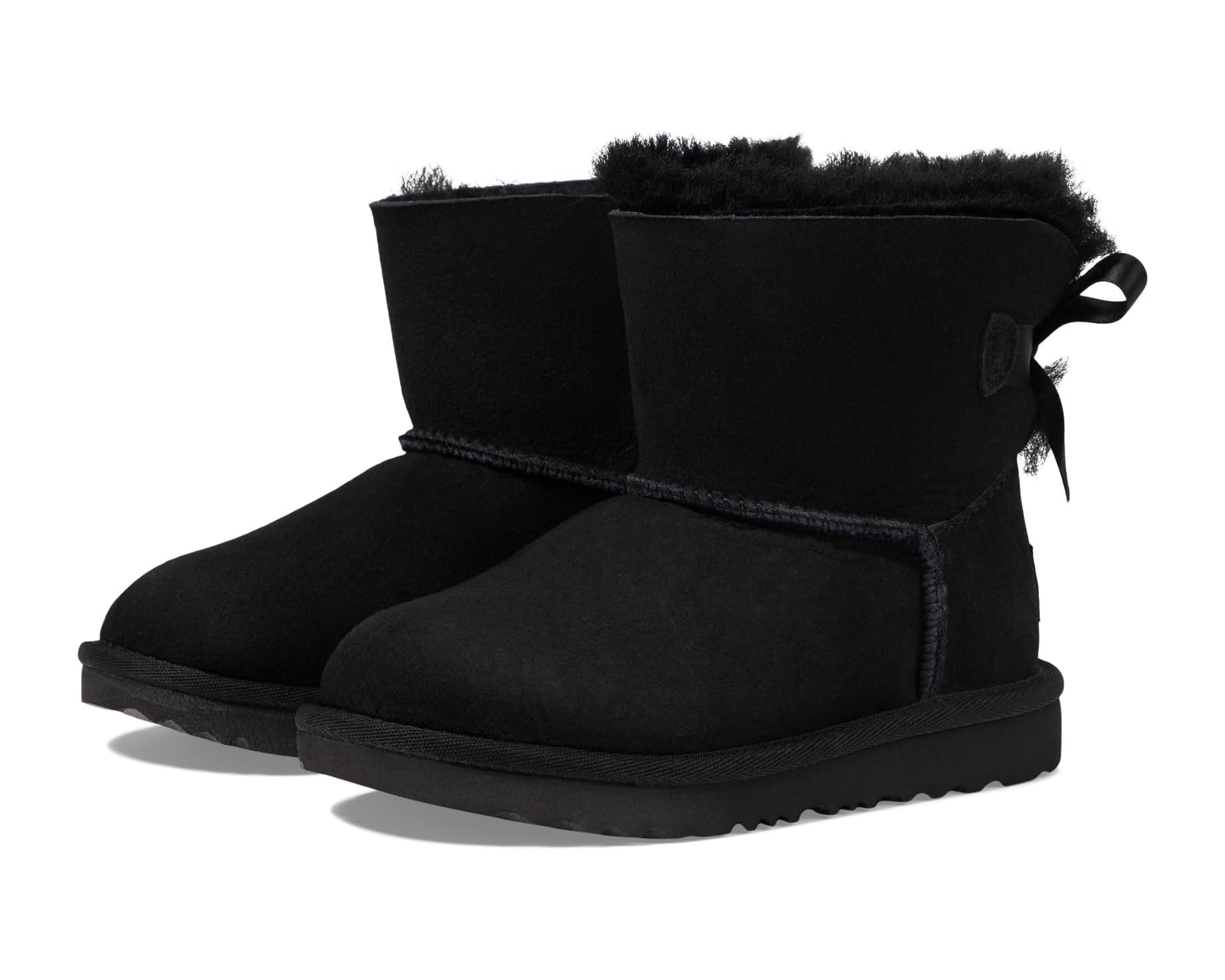 (取寄) アグ キッズ ミニ ベイリー ボウ リ (トドラー) UGG kids Mini Bailey Bow II (Toddler) Black｜スウィートラグ