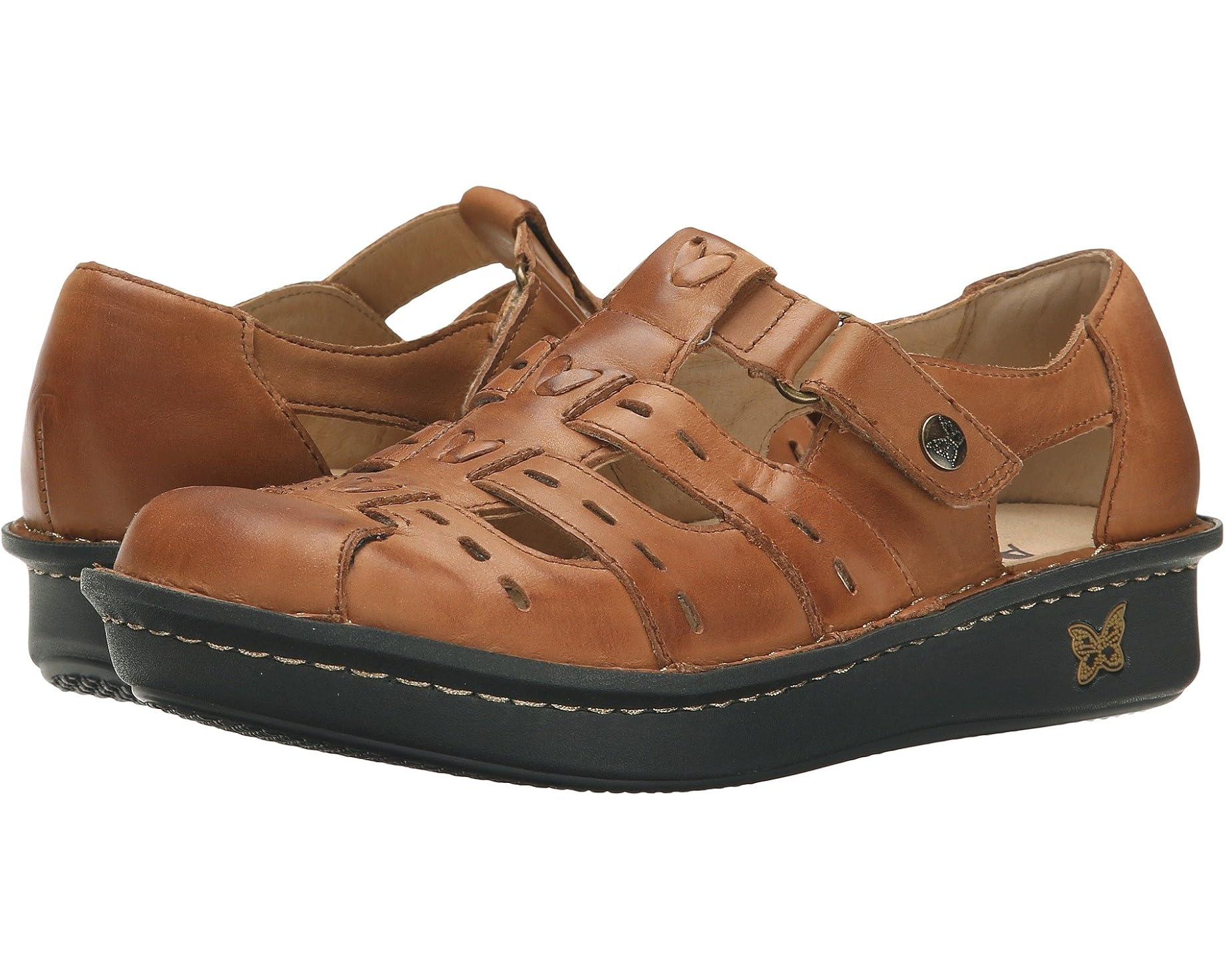 (取寄) アレグリア レディース ペスカ Alegria women Pesca Cognac Leather|スウィートラグ
