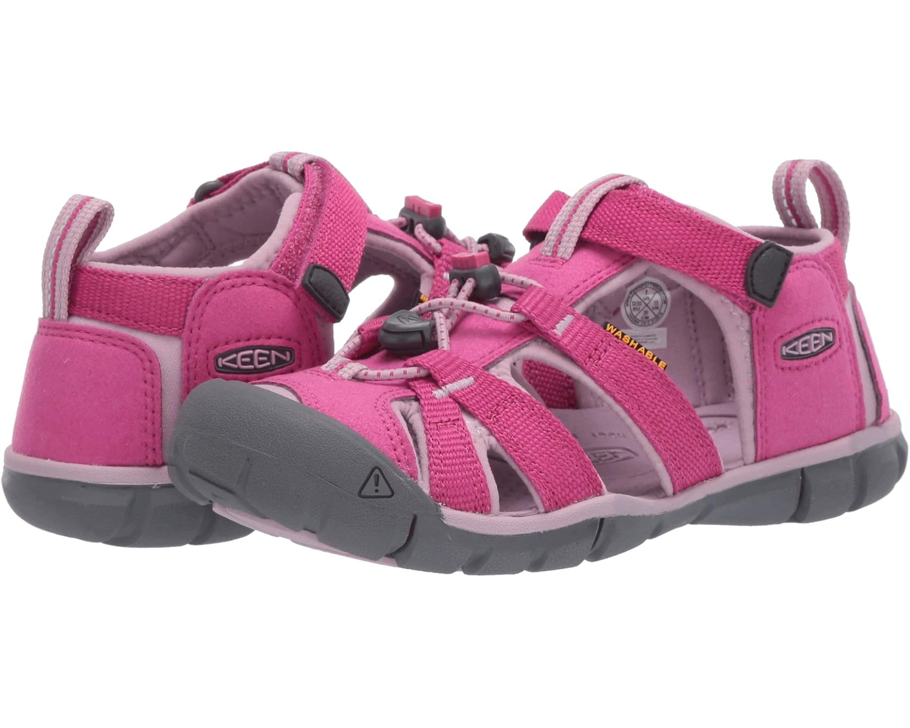 (取寄) キーン キッズ シーキャンプ リ シーエヌエックス (トドラー/リトル キッド/ビッグ キッド) KEEN kids Seacamp II CNX (Toddler/Little Kid/Big Kid) Very Berry/Dawn Pink｜スウィートラグ