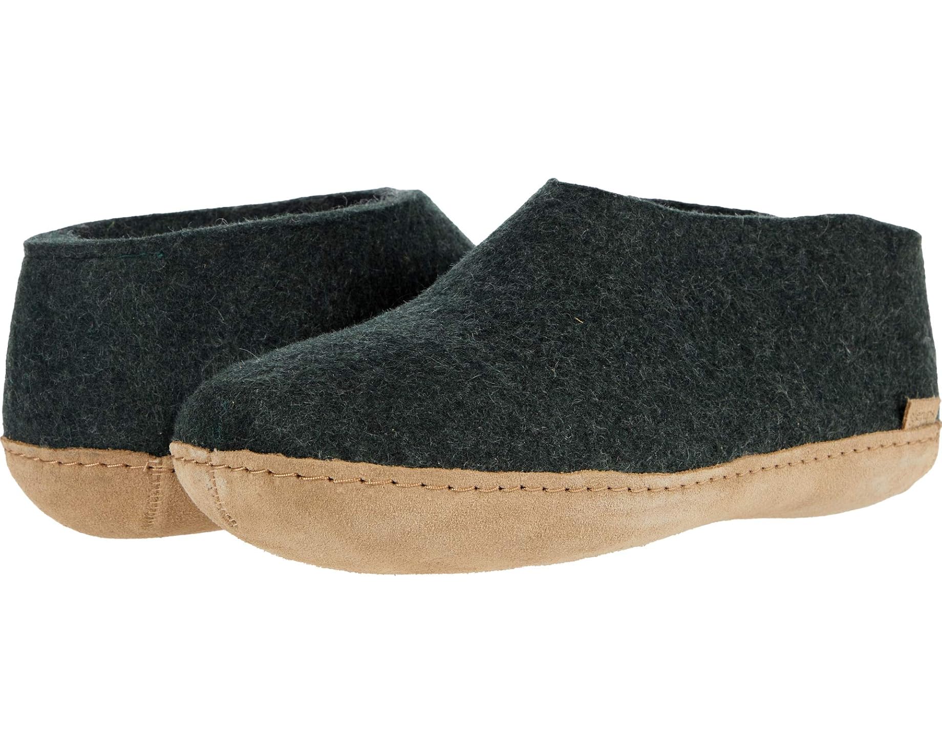 (取寄) グレーラップ ユニセックス ウール シューズ レザー アウトソール Glerups unisex Wool Shoes Leather Outsole Forest｜スウィートラグ