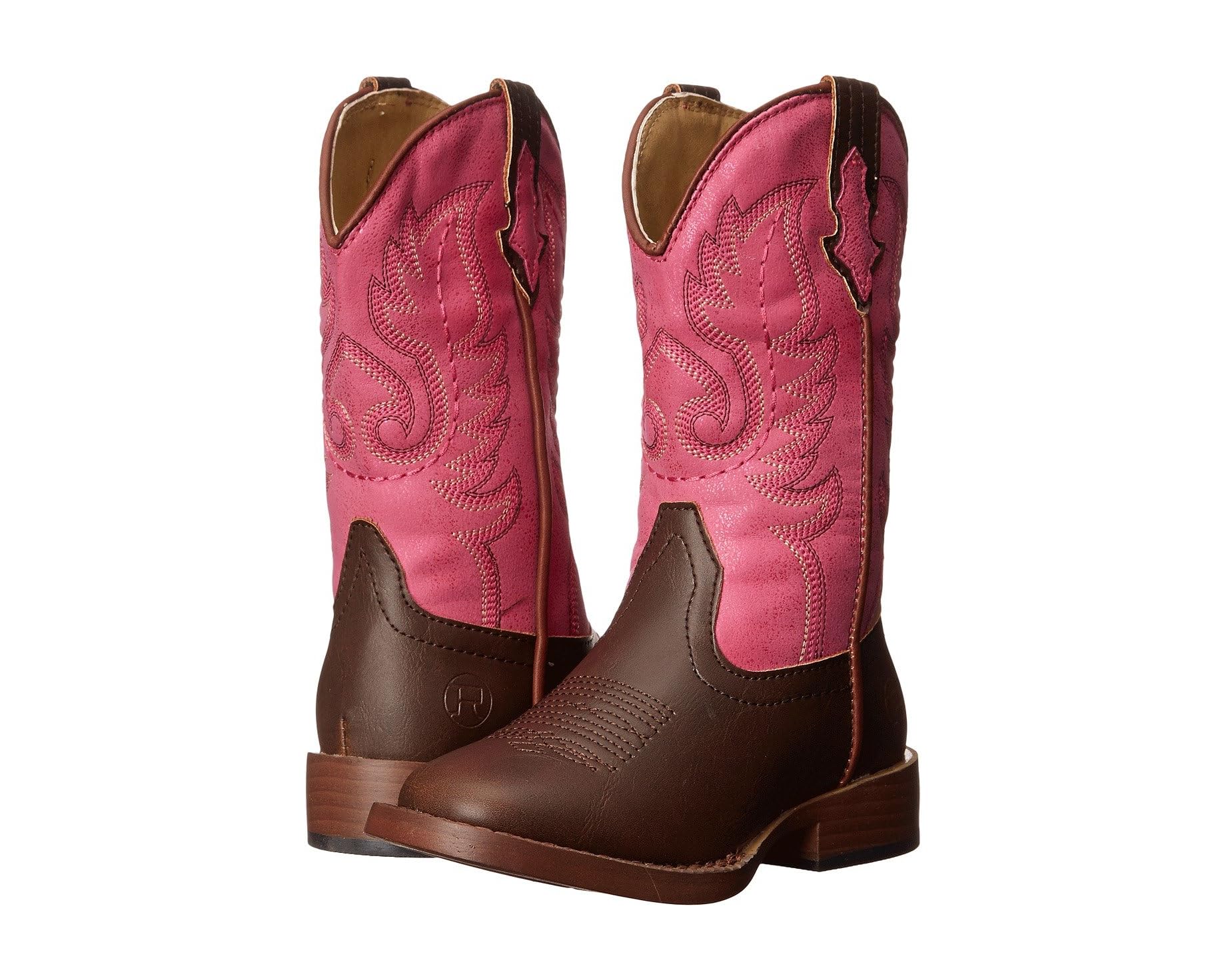 (取寄) ローパー キッズ テクソン フォー レザー (トドラー/リトル キッド) Roper kids Texson Faux Leather (Toddler/Little Kid) Pink|スウィートラグ