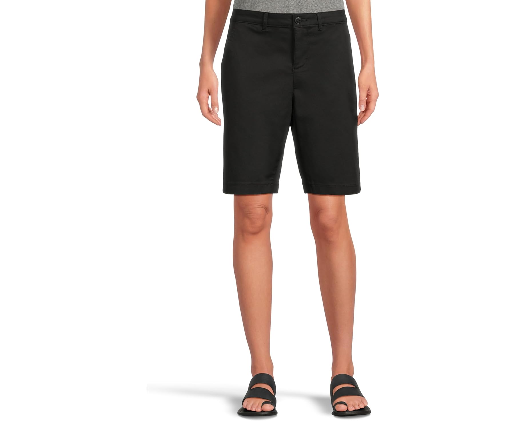 (取寄) エヌワイディージェイ レディース バミューダ ショーツ NYDJ women Bermuda Shorts Black｜スウィートラグ