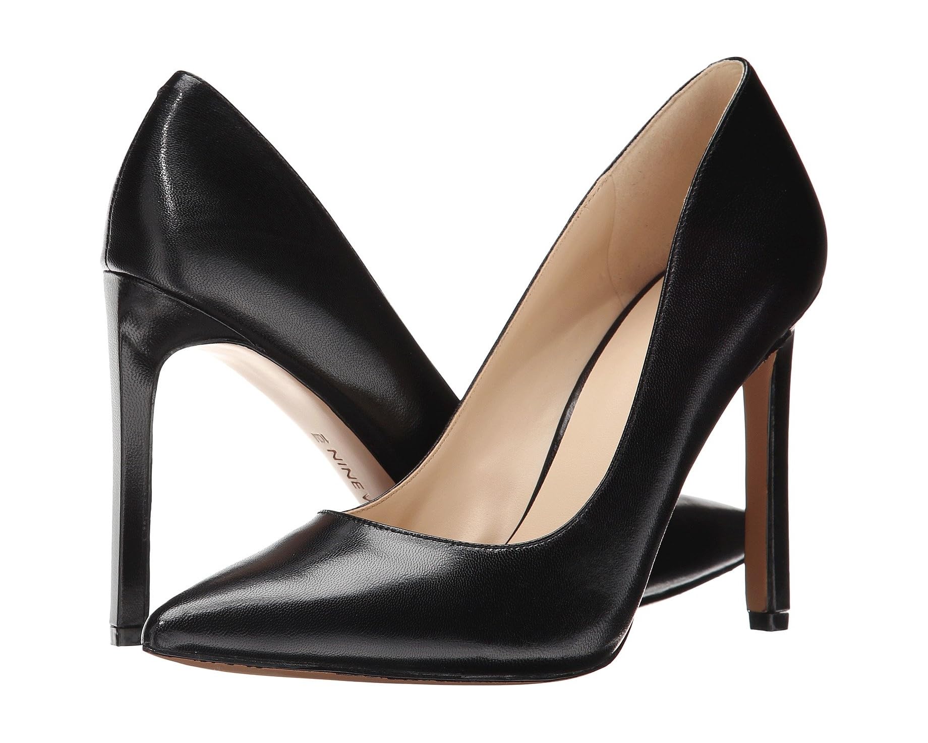 (取寄) ナインウエスト レディース タチアナ ポンプ Nine West women Tatiana Pump Black Leather｜スウィートラグ
