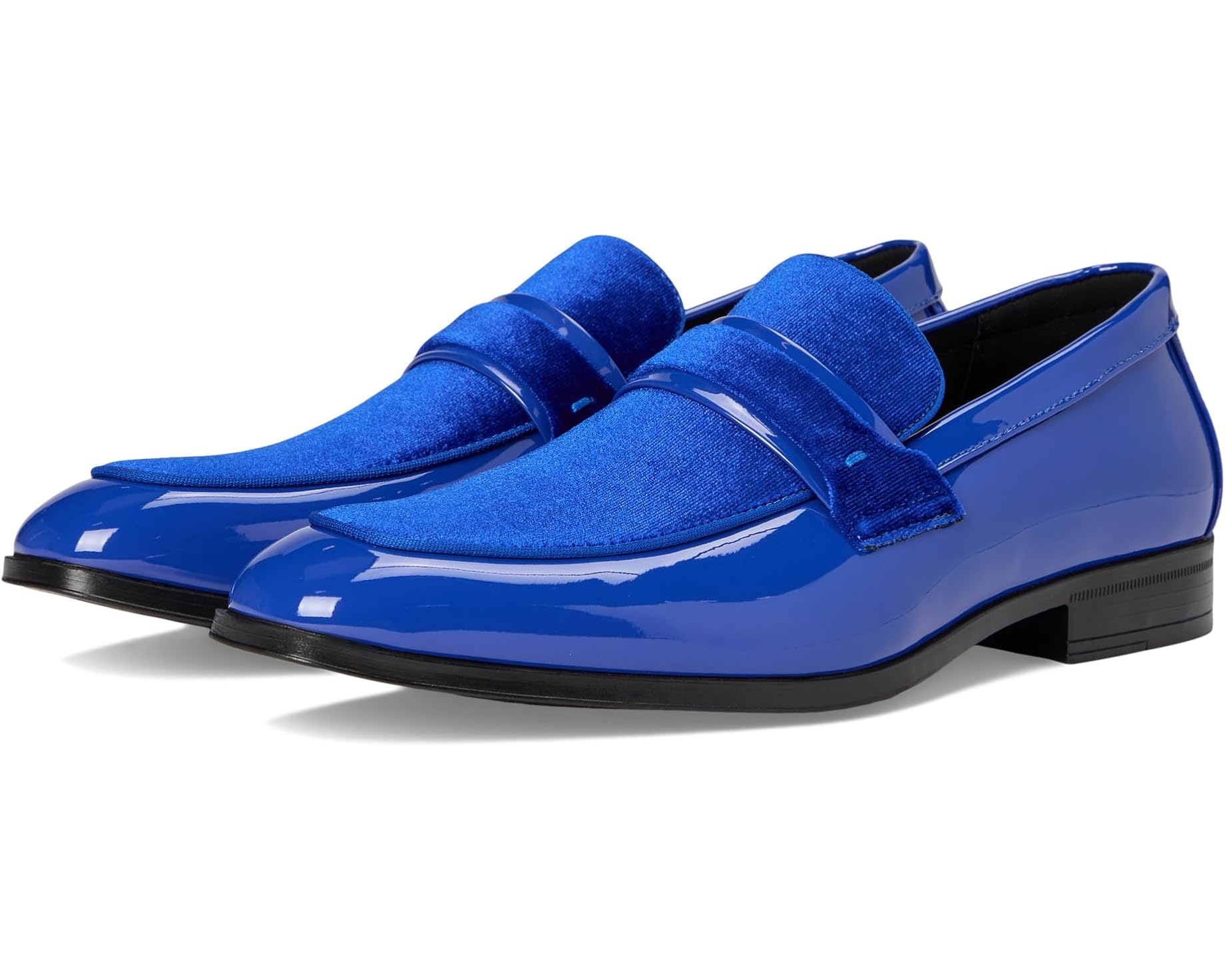 (取寄) ステイシー アダムス メンズ サドル スリッポン Stacy Adams men Spratley Saddle Slip-On Royal Blue｜スウィートラグ