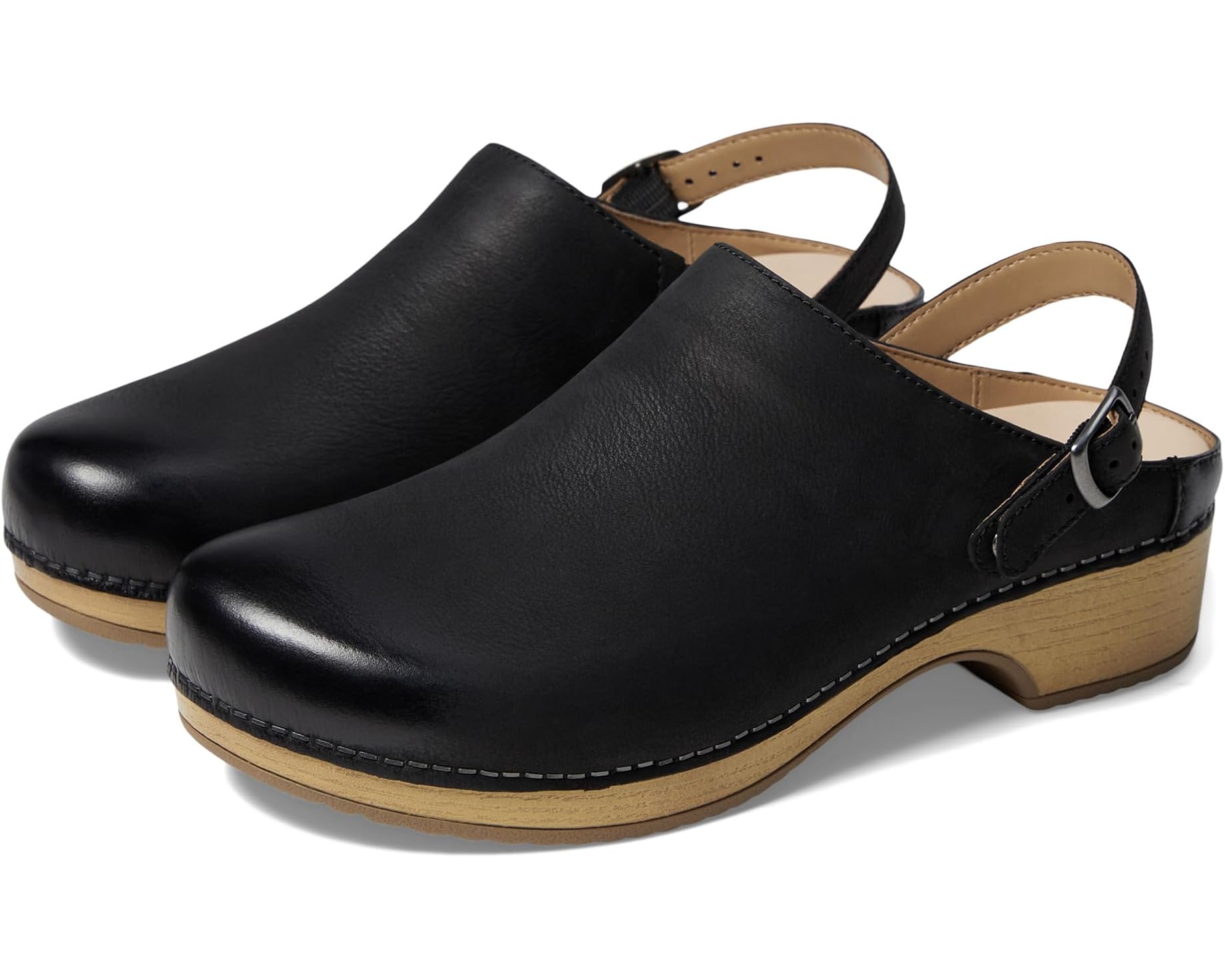 (取寄) ダンスコ レディース ベリー クロッグ Dansko women Berry Clog Black Burnished Nubuck｜スウィートラグ