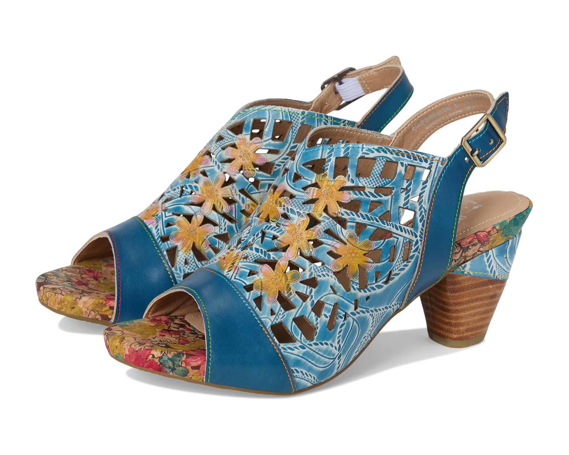(取寄) ラルティストバイスプリングステップ レディース L'Artiste by Spring Step women Eclipsing Blue Multi|スウィートラグ
