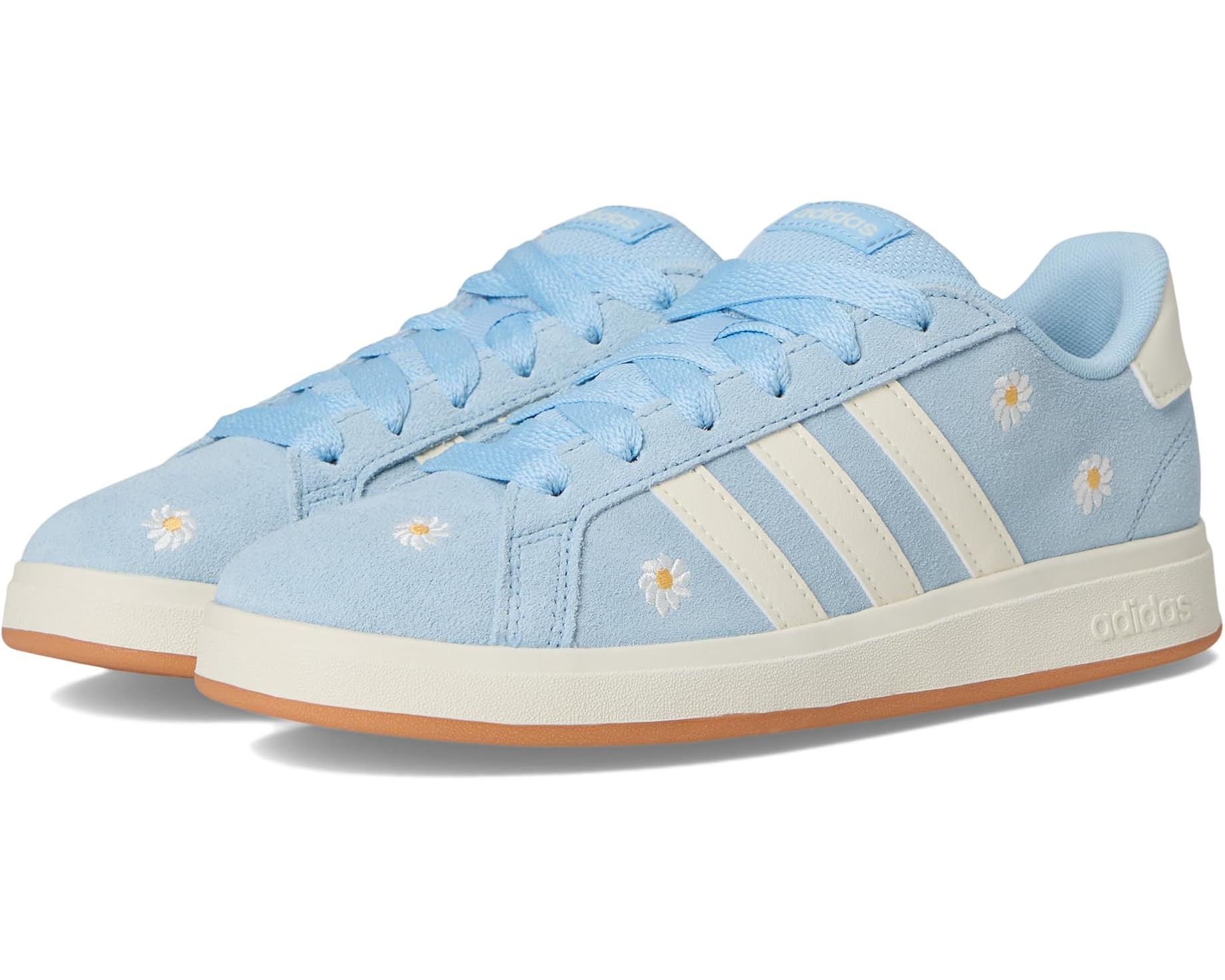 (取寄) アディダス キッズ グランド コート 00s シューズ adidas kids Grand Court 00s Shoes Clear Sky/Off-White/Gum｜スウィートラグ