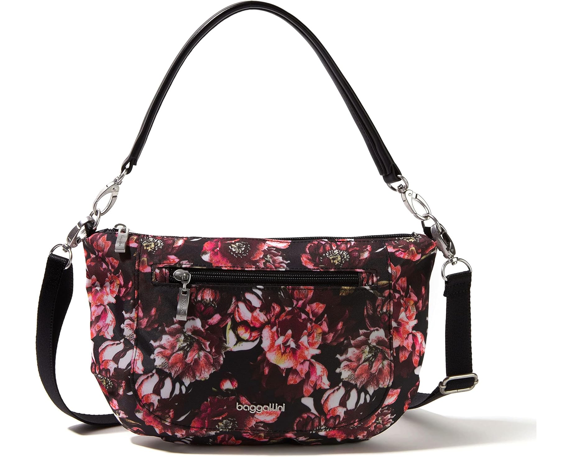 (取寄) バッガリーニ モダン エブリウェア ハーフ ムーン クロスボディ Baggallini Modern Everywhere Half Moon Crossbody Peony Bloom｜スウィートラグ