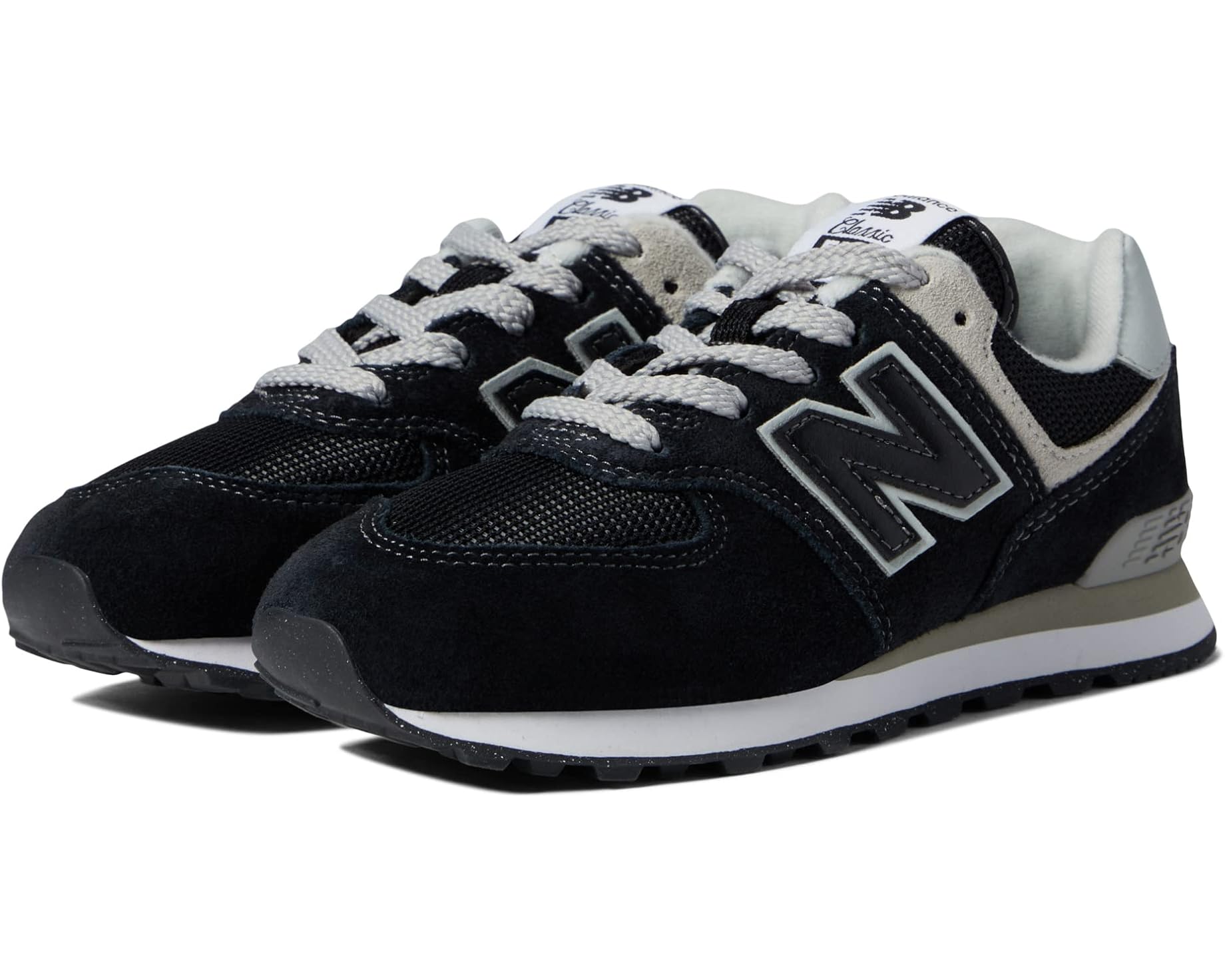 (取寄) ニューバランス キッズ 574 コア (リトル キッド) New Balance kids 574 Core (Little Kid) Black/White｜スウィートラグ