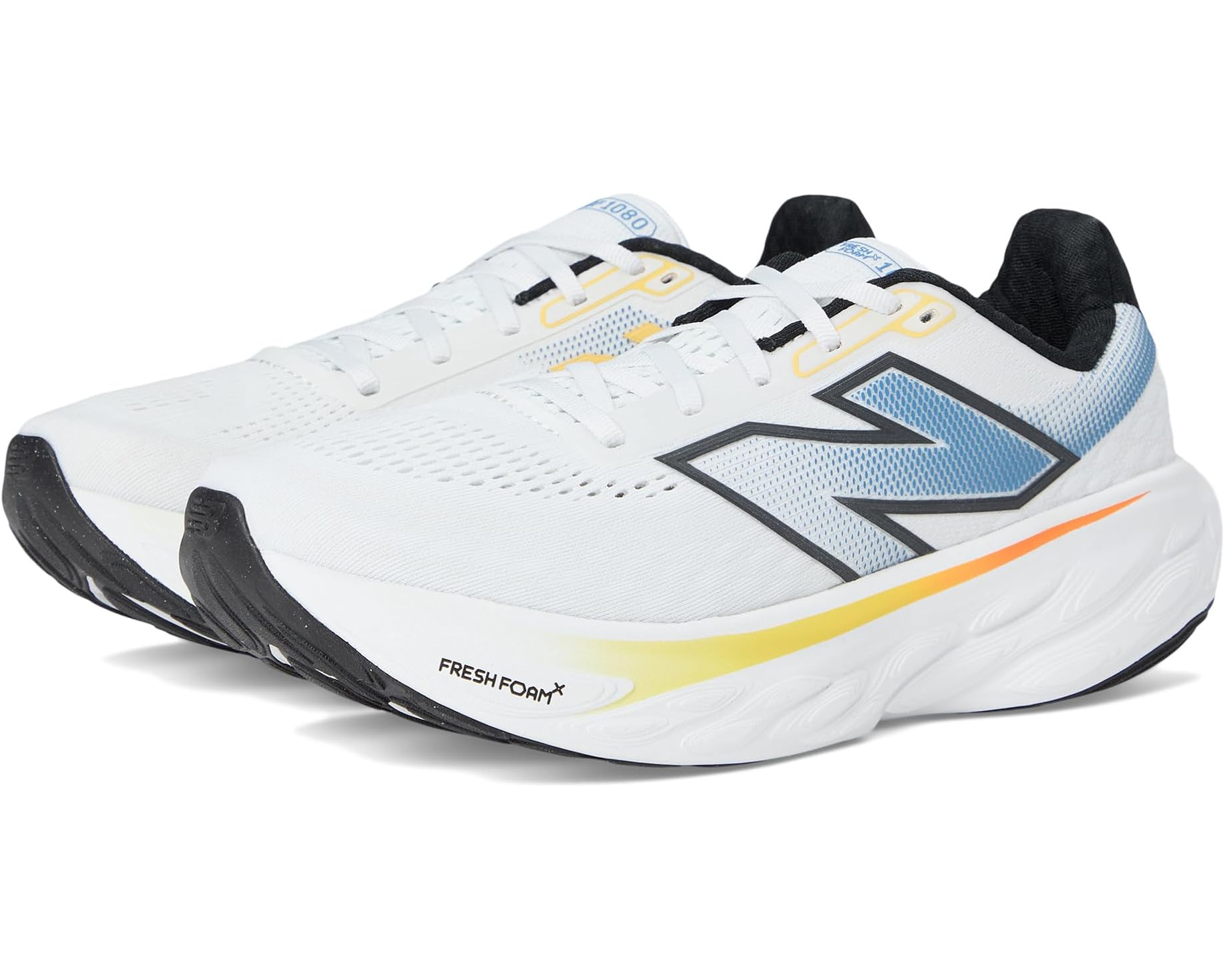 (取寄) ニューバランス メンズ フレッシュ フォーム X New Balance men Fresh Foam X 1080v14 White/Black/Sea Stone｜スウィートラグ