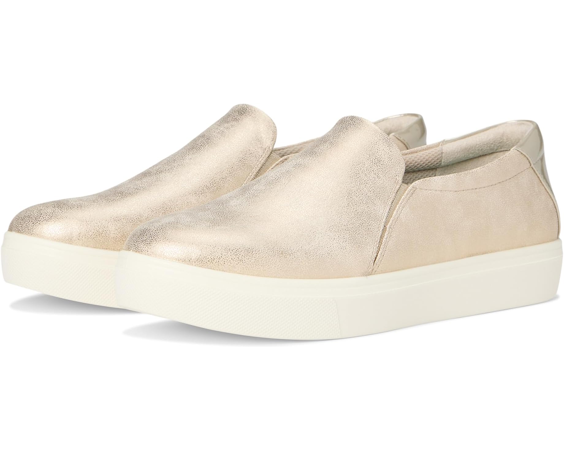 (取寄) レディース マディソン クラウド Dr. Scholl's women Madison Cloud Loafer/Moc Light Gold Faux Leather｜スウィートラグ