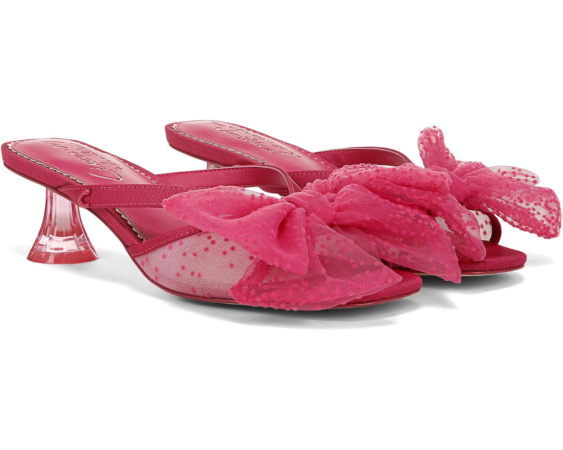 (取寄) サーカスNYバイサムエデルマン レディース ナタリナ Circus NY by Sam Edelman women Natalina Magenta Rose Polka Dot Mesh｜スウィートラグ