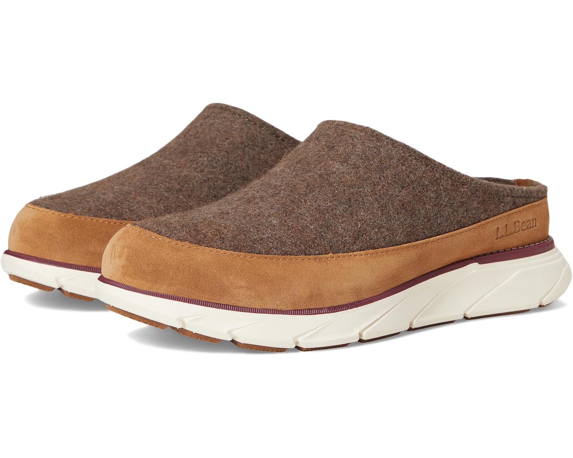 (取寄) エルエルビーン レディース クロッグ ウール L.L.Bean women Downeast Clog Wool Toasted Coconut｜スウィートラグ