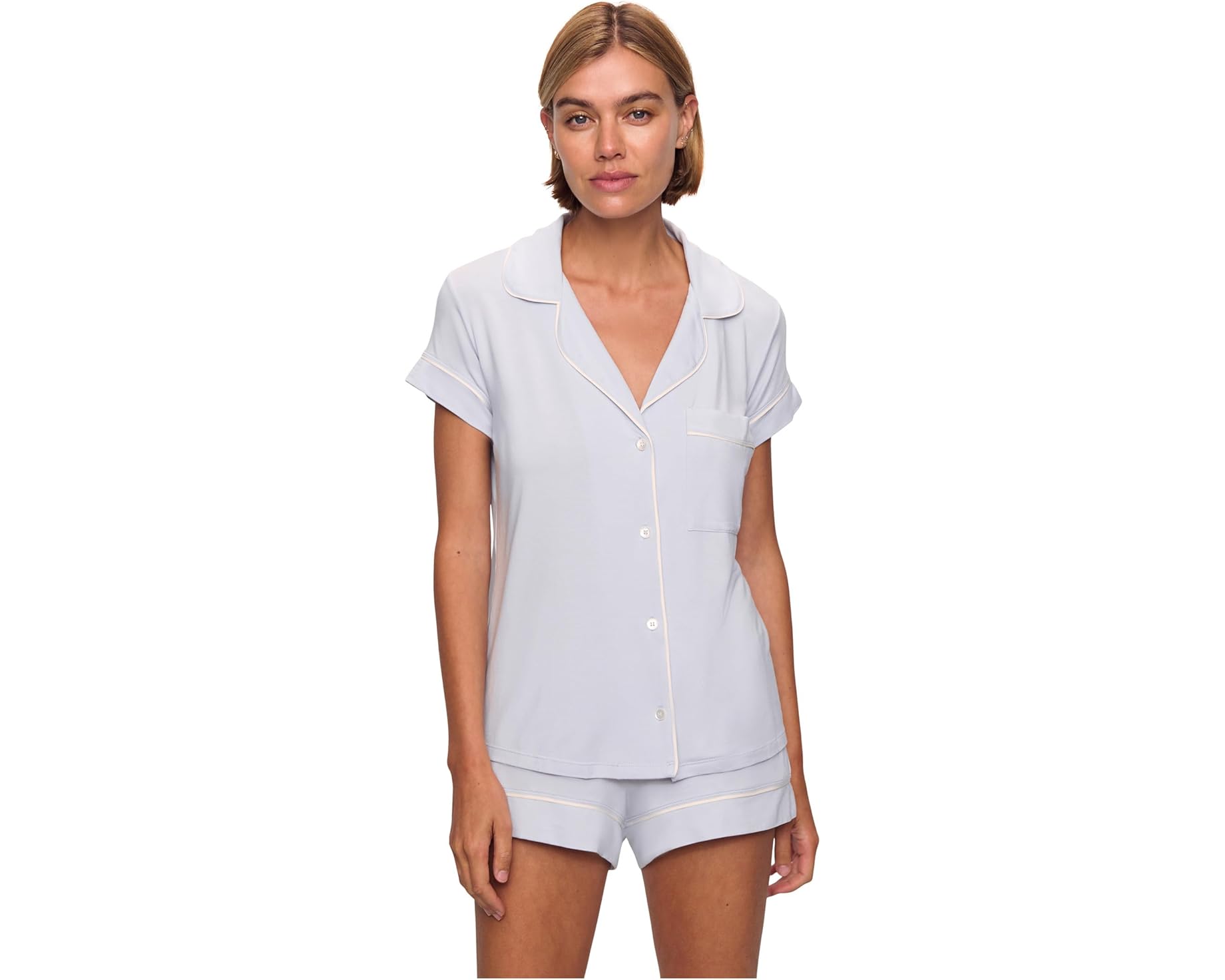 (取寄) エバージェイ レディース ジゼル - ショーティ ショート Pj セット Eberjey women Gisele - Shortie Short PJ Set Ice Blue/Ivory|スウィートラグ