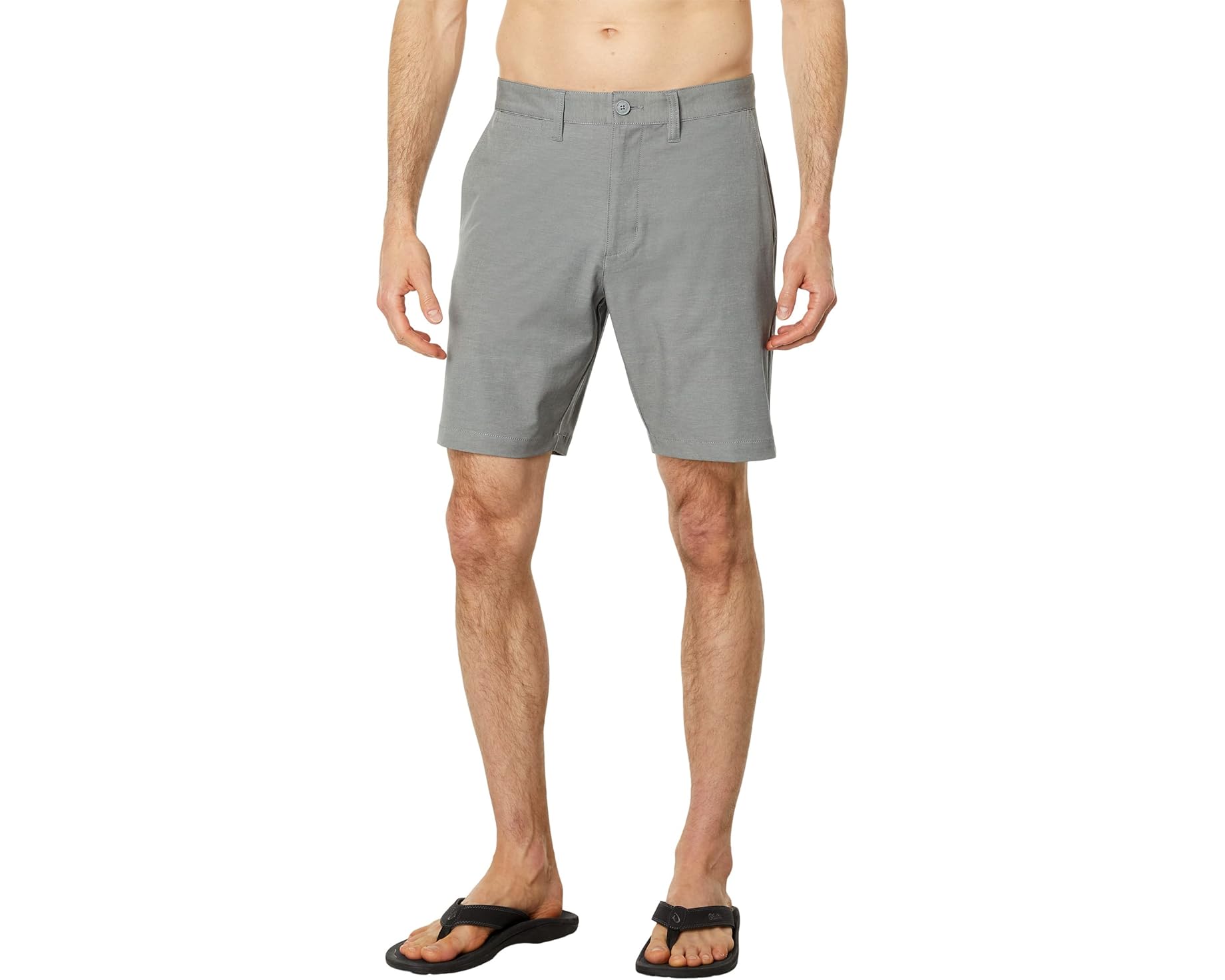 (取寄) ルーカ メンズ バック イン ハイブリット ショーツ RVCA men Back In 19" Hybrid Shorts Athletic Heather｜スウィートラグ