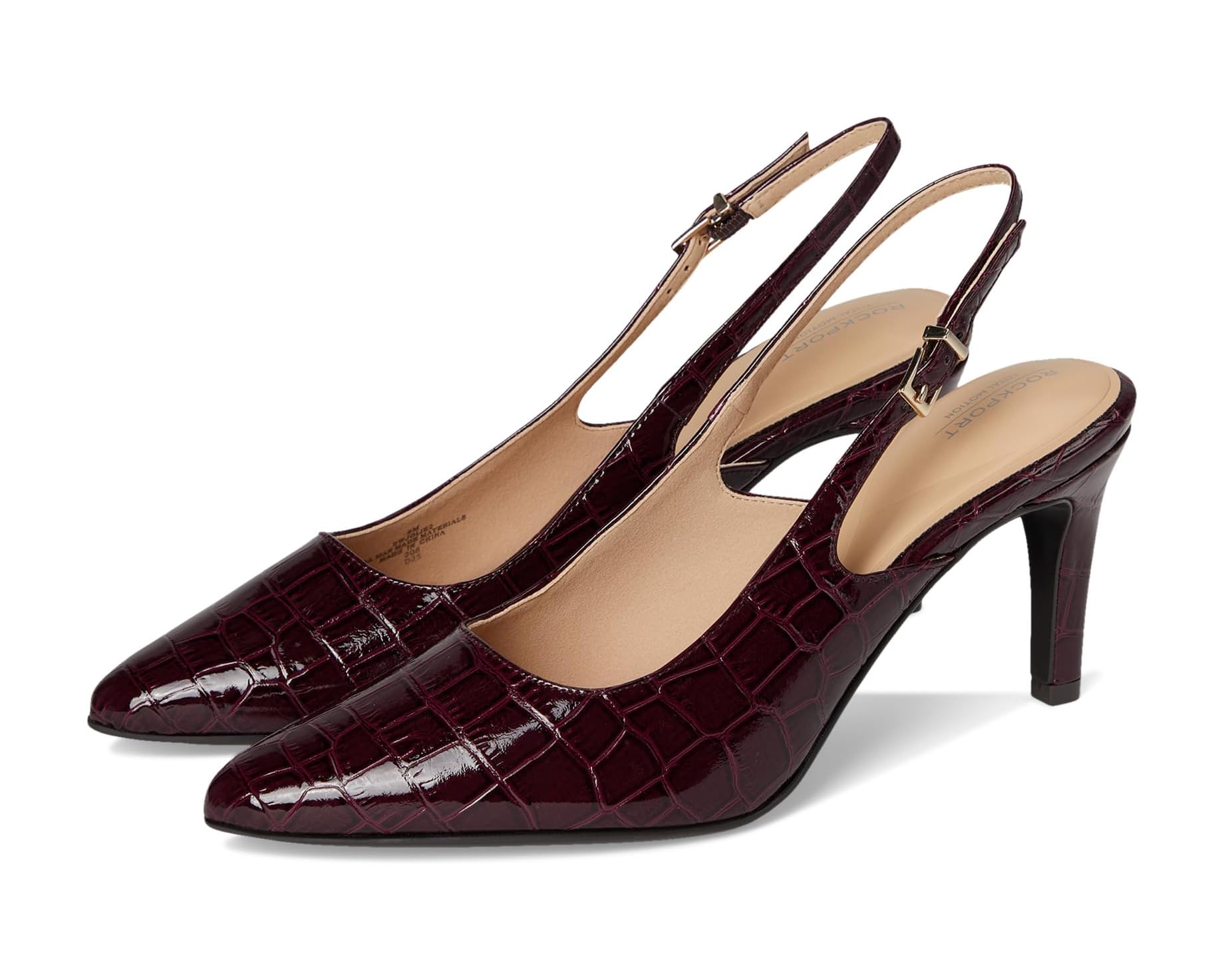 (取寄) ロックポート レディース ジョリー Rockport women Jolie Dark Red Croco|スウィートラグ