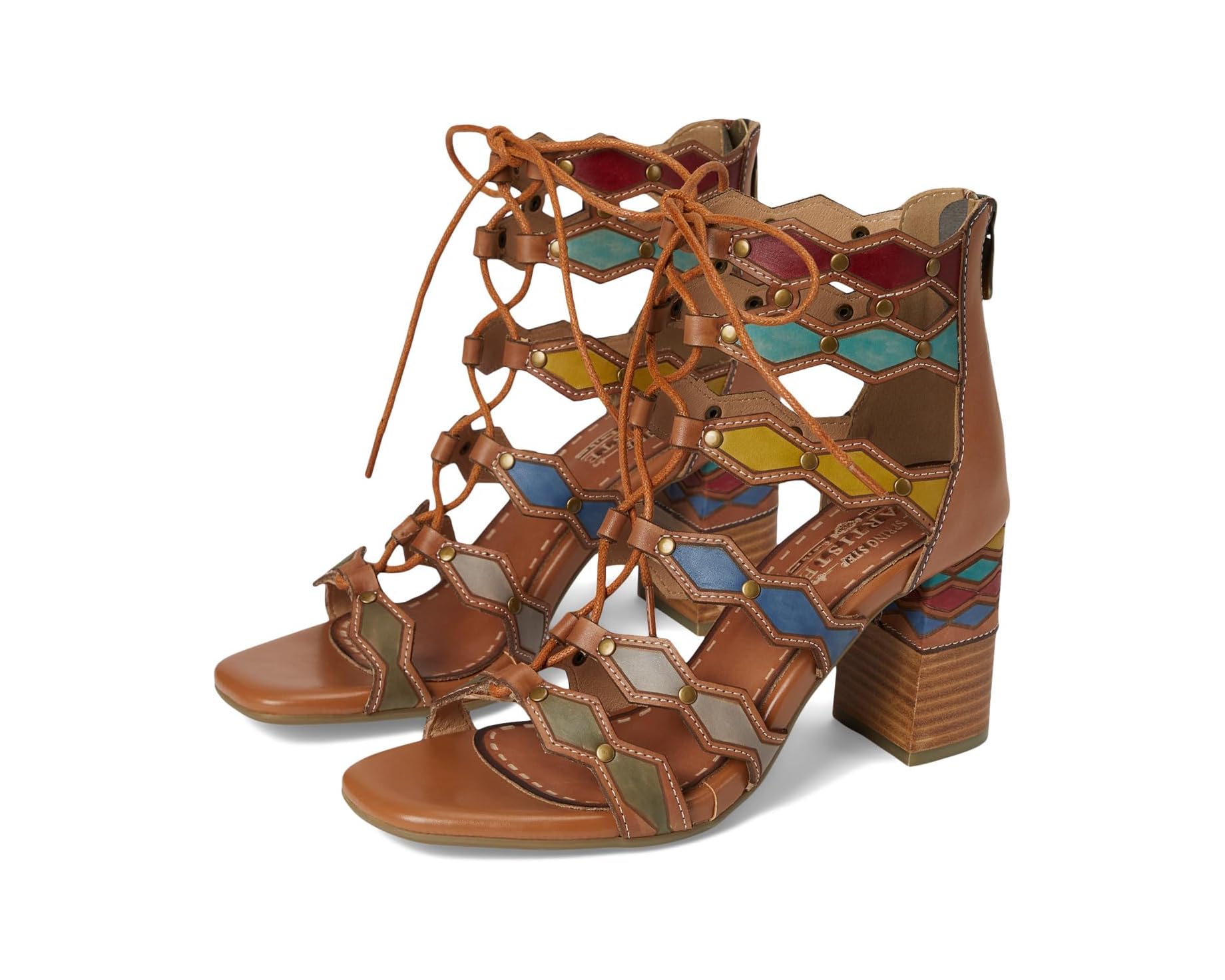 (取寄) レディース アールデコ L'Artiste by Spring Step women Artdeco Camel Multi|スウィートラグ