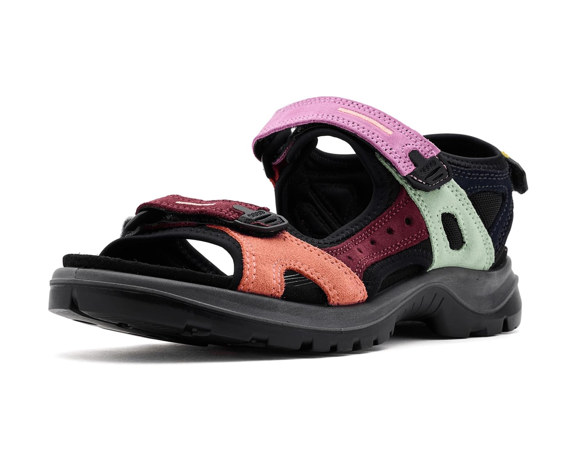(取寄) エコー スポーツ レディース ユカタン サンダル ECCO Sport women Yucatan Sandal Multicolor Suede|スウィートラグ