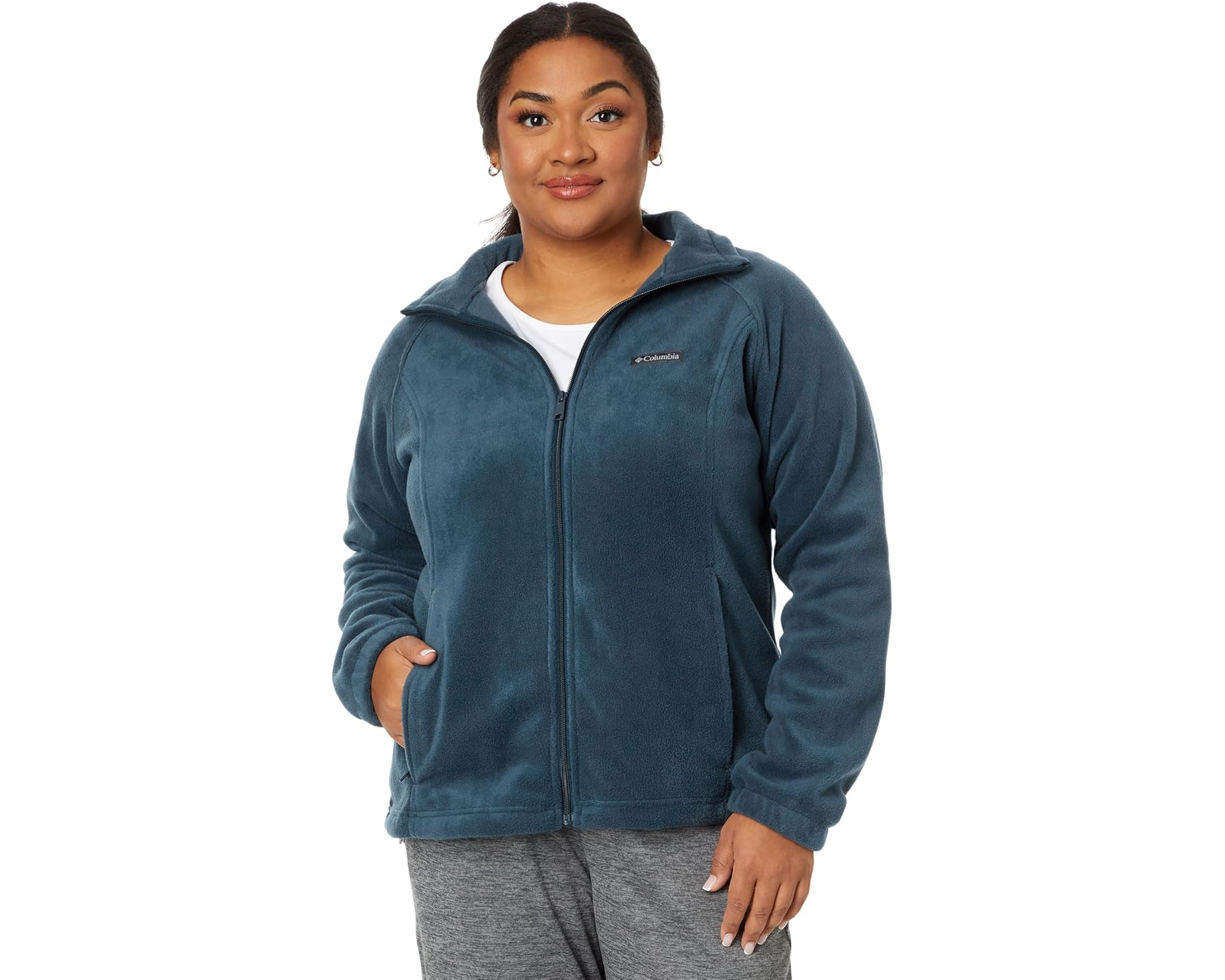 (取寄) コロンビア レディース プラス サイズ ベントン スプリングス フル ジップ Columbia women Plus Size Benton Springs Full Zip Columbia Navy｜スウィートラグ
