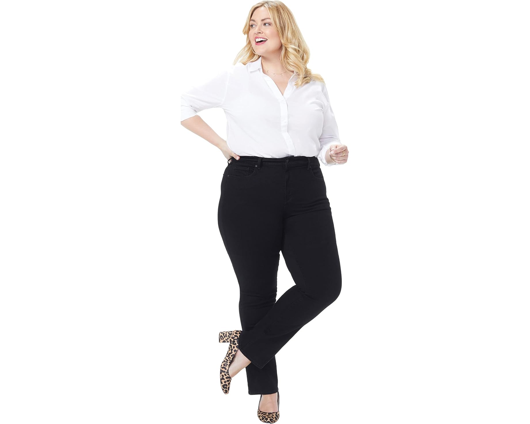 (取寄) エヌワイディージェイ レディース マリリン ストレート イン ブラック NYDJ women Marilyn Straight in Black Black|スウィートラグ