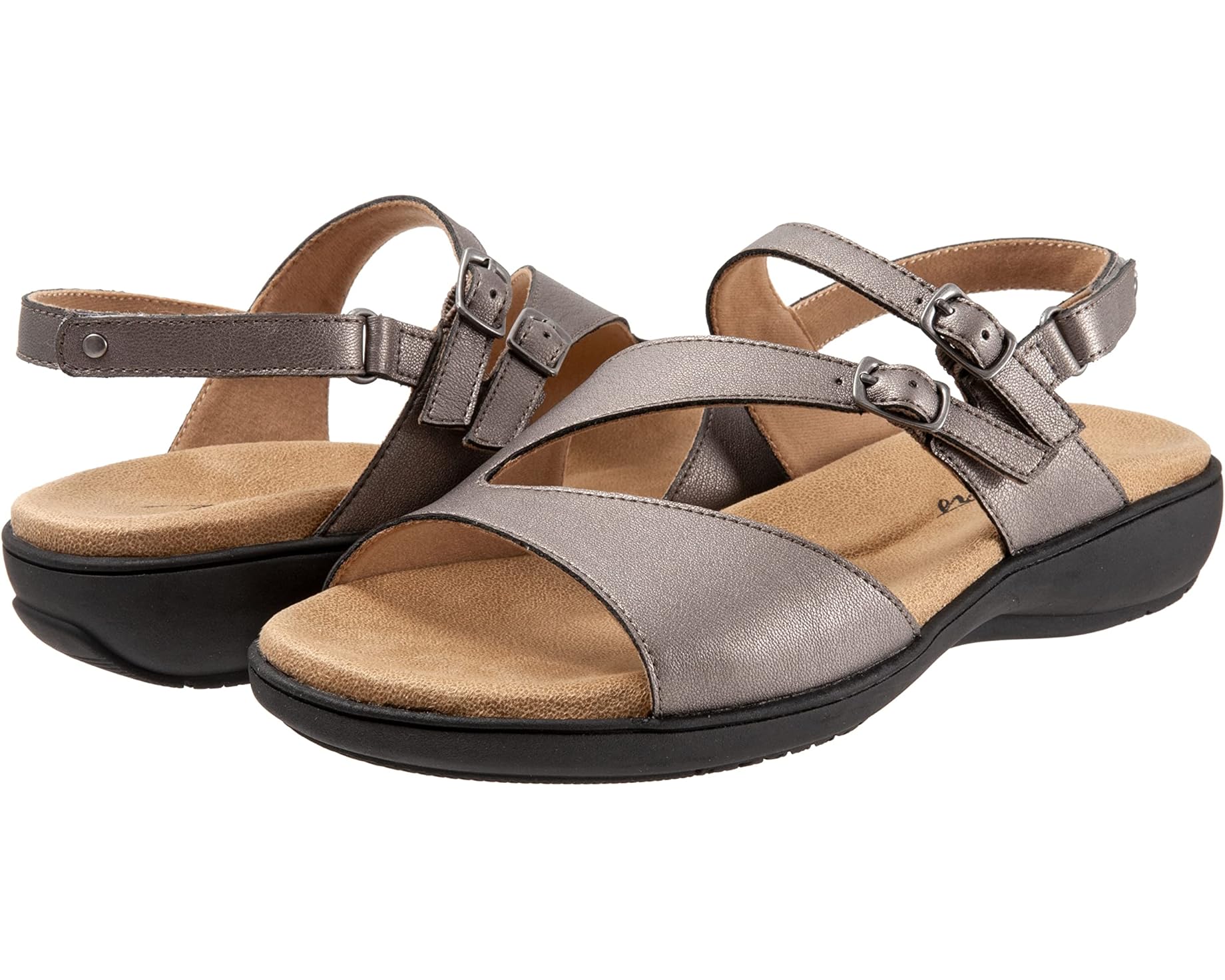 (取寄) トロッターズ レディース リーヴァ Trotters women Riva Pewter Metallic|スウィートラグ